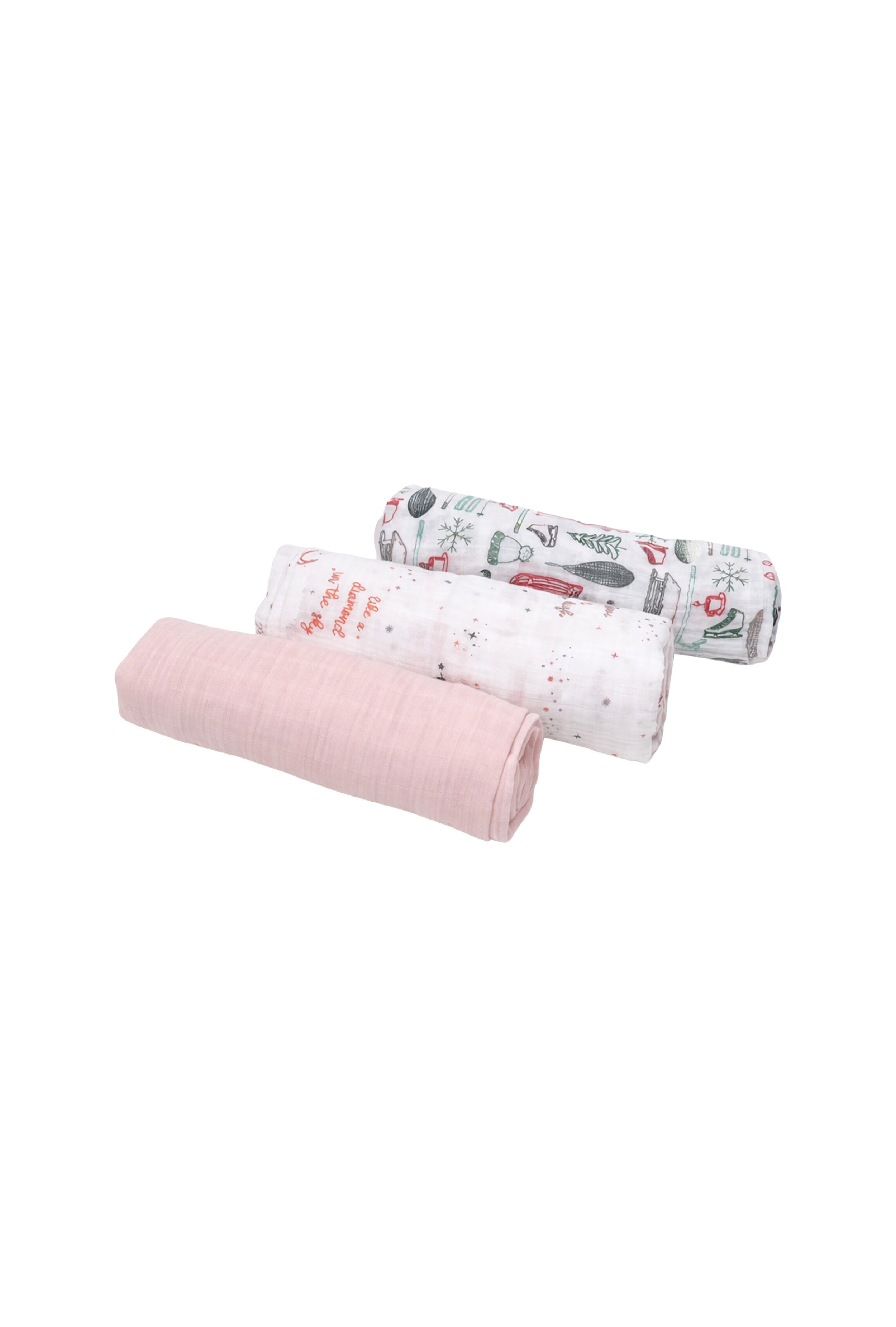 Pure Muslin Baby Swaddle  I Light as Air, Soft as Love - Pack of 3