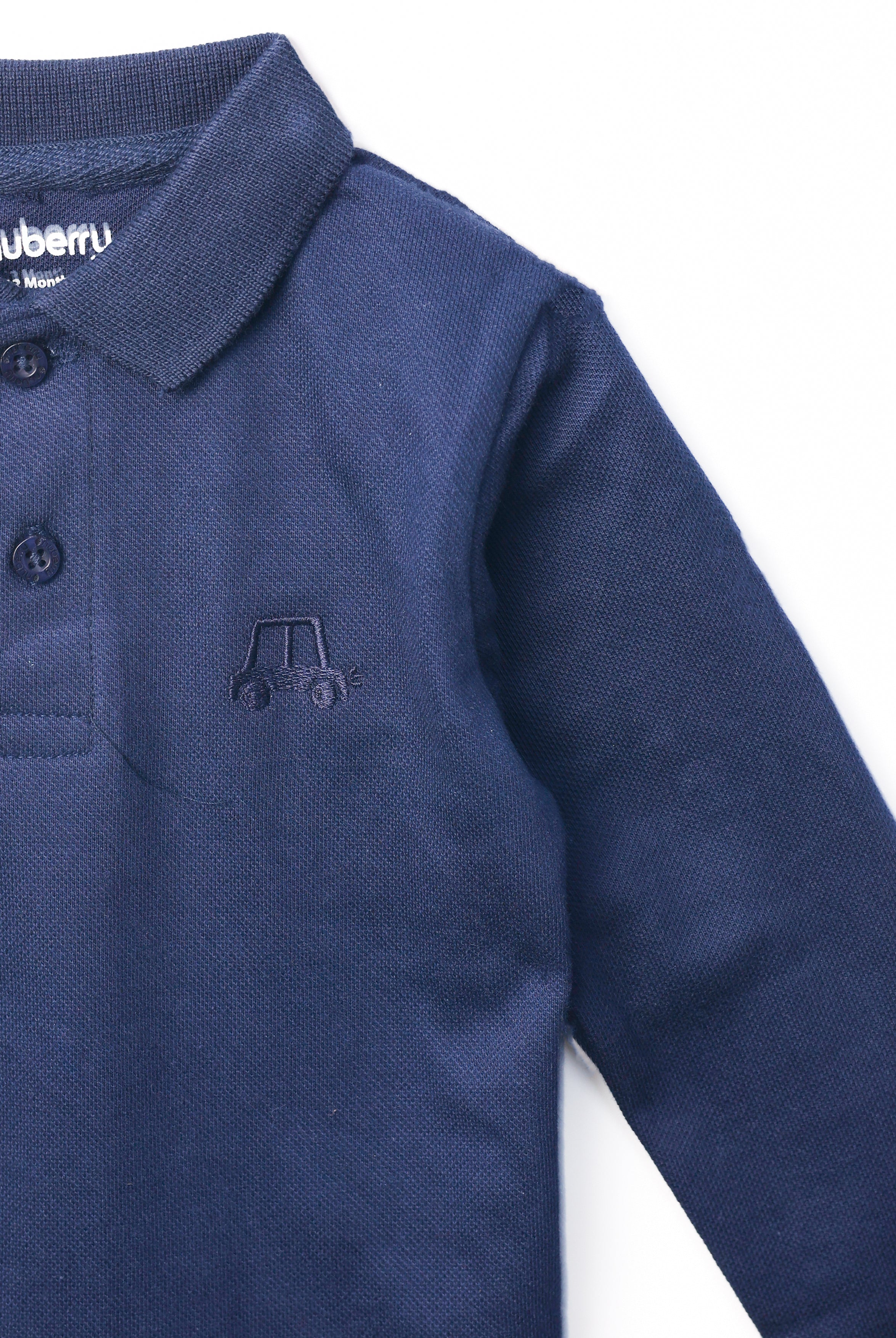 NUBERRY KIDS BOY-T-SHIRT-POLO-FULL SLEEVE GREY