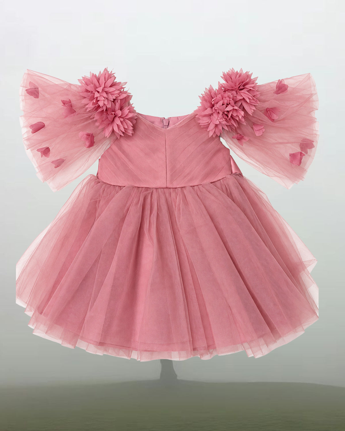Nuberry Baby Girl Soft Mesh Party Frock | Made for Her Little Moments of Magic