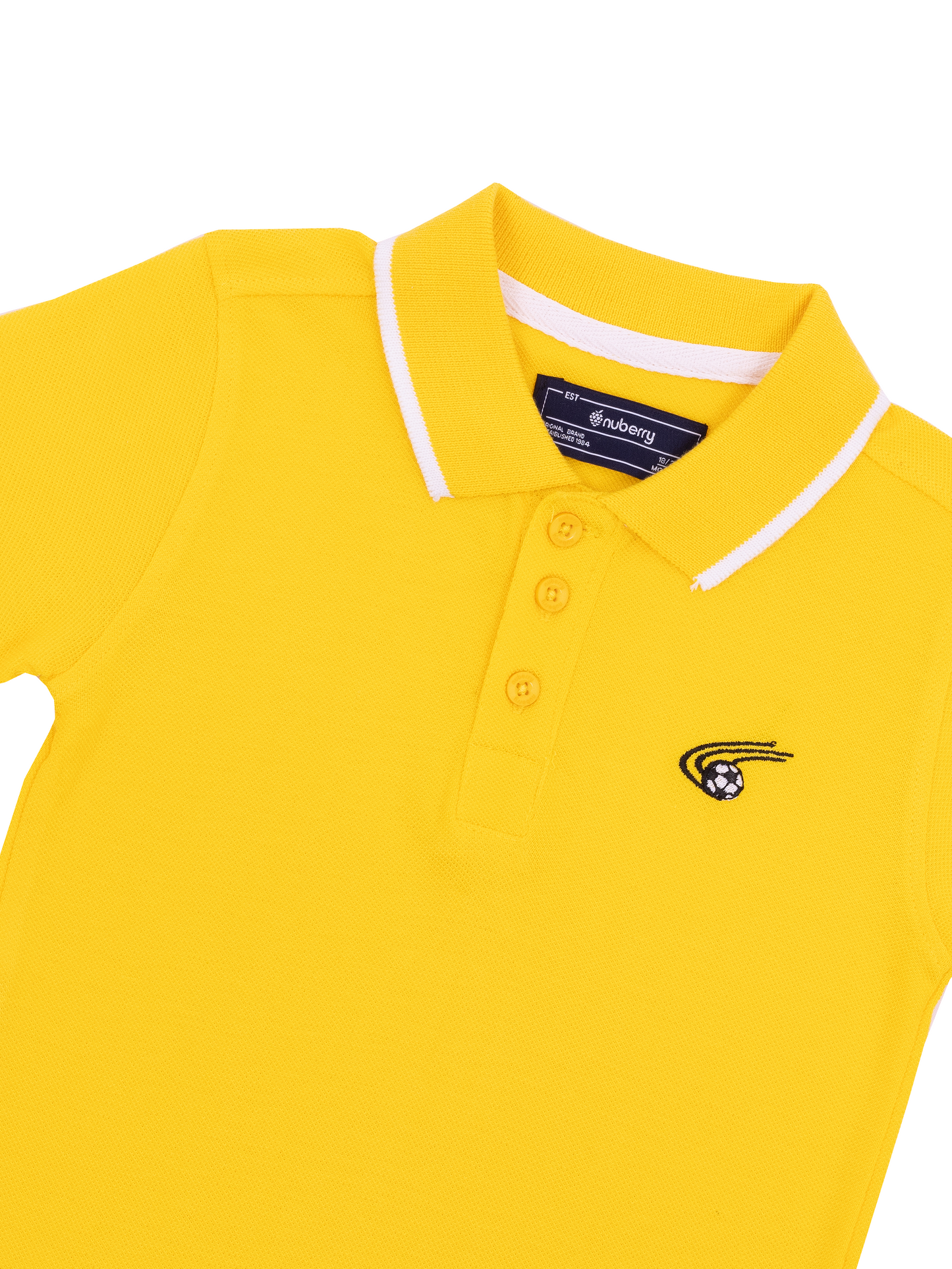 Yellow Polo Half Sleeve T-Shirt for Boys