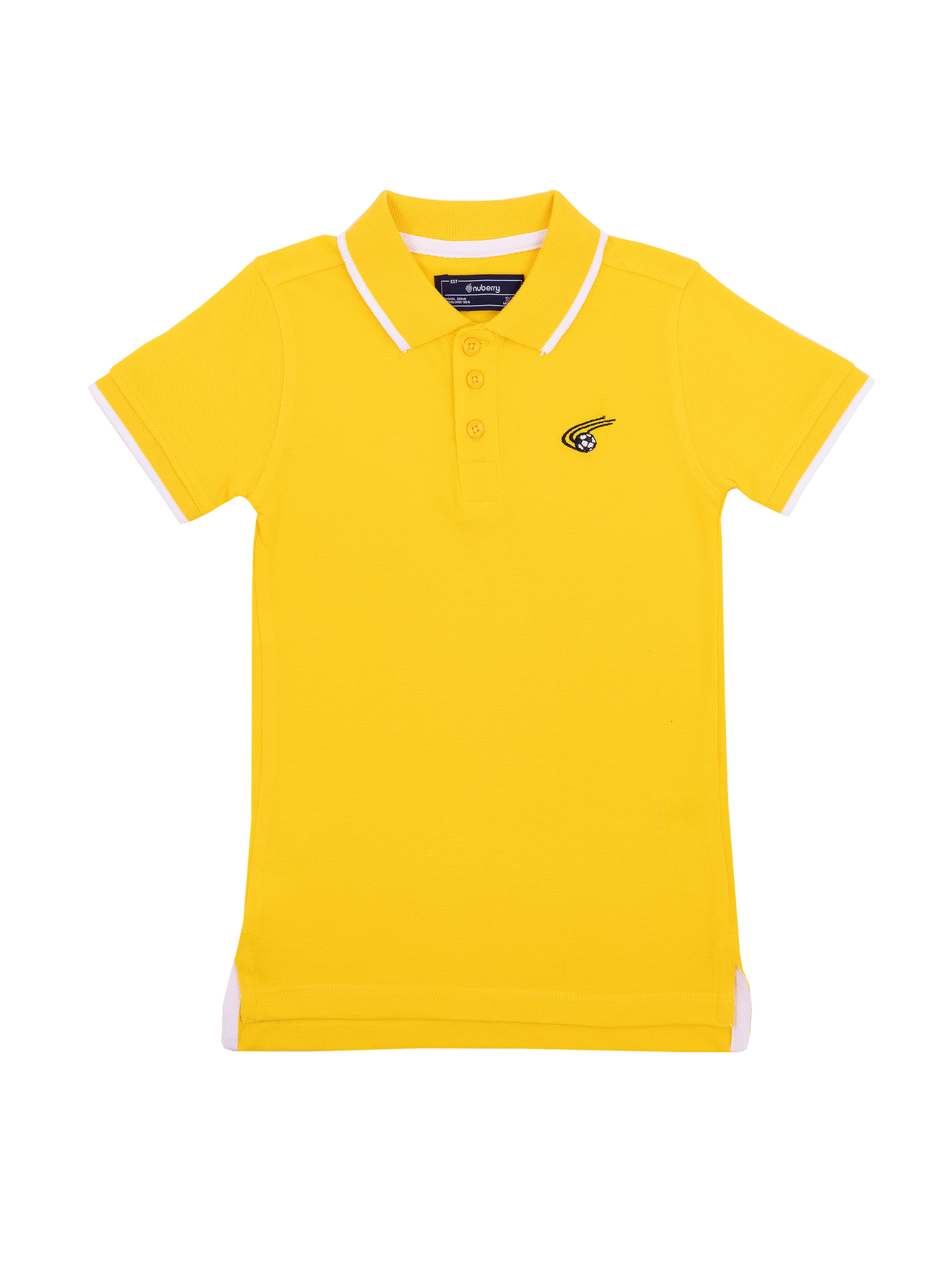 Yellow Polo Half Sleeve T-Shirt for Boys