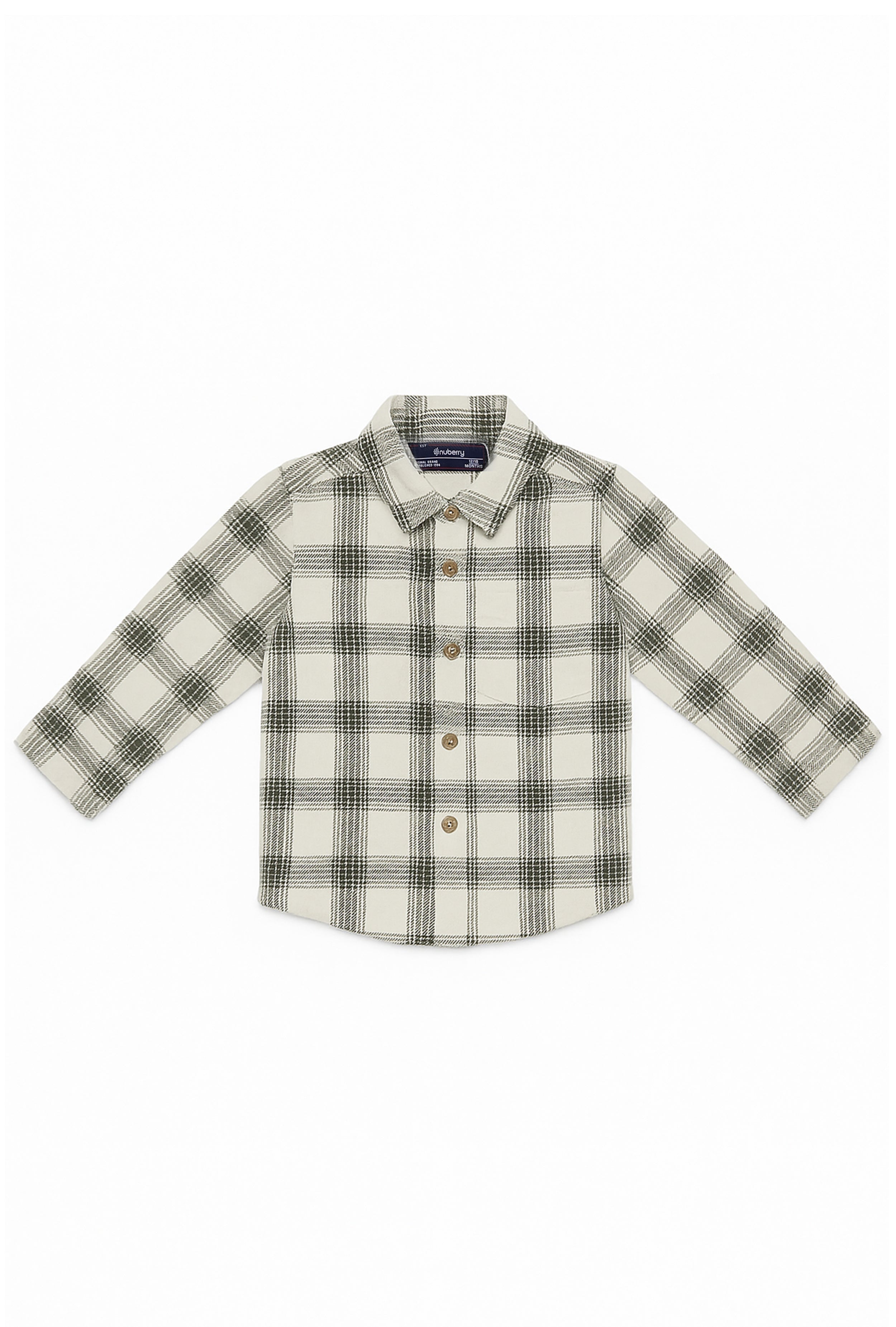 Nuberry Boys Full Sleeve Shirt