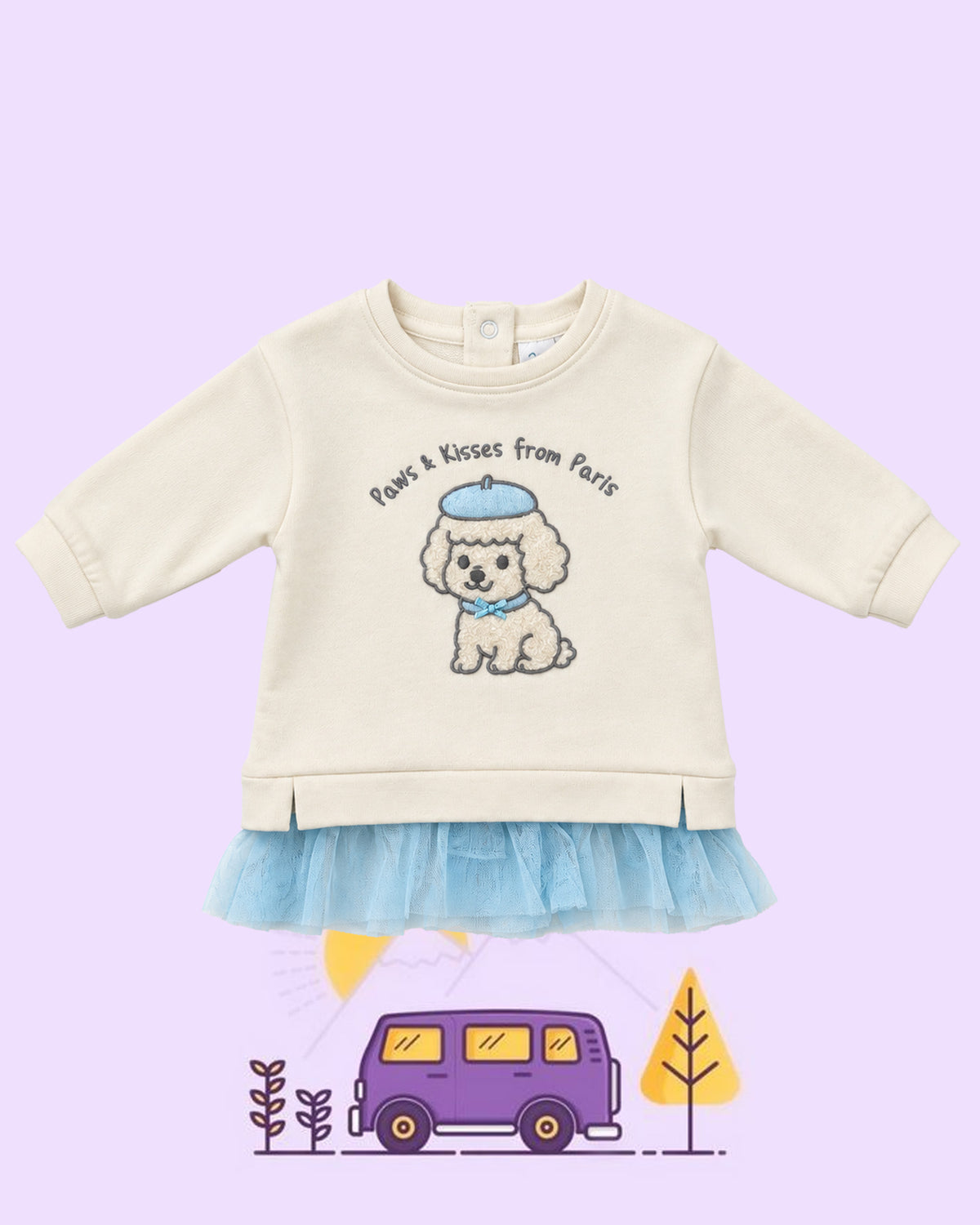 Nuberry Girls Full Sleeve T-Shirt in Sage Green | Little Flowers, Big Smiles