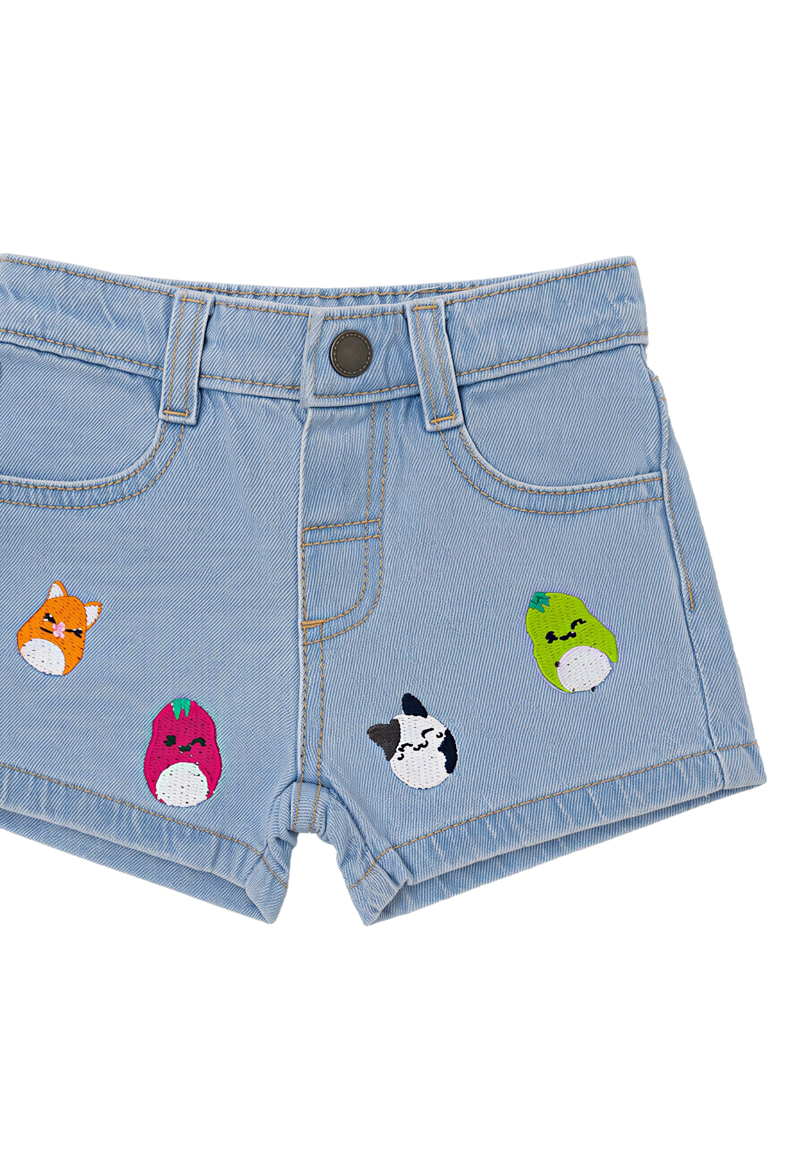 Nuberry Little Explorer Girls Denim Shorts | Soft, Comfy & Stylish