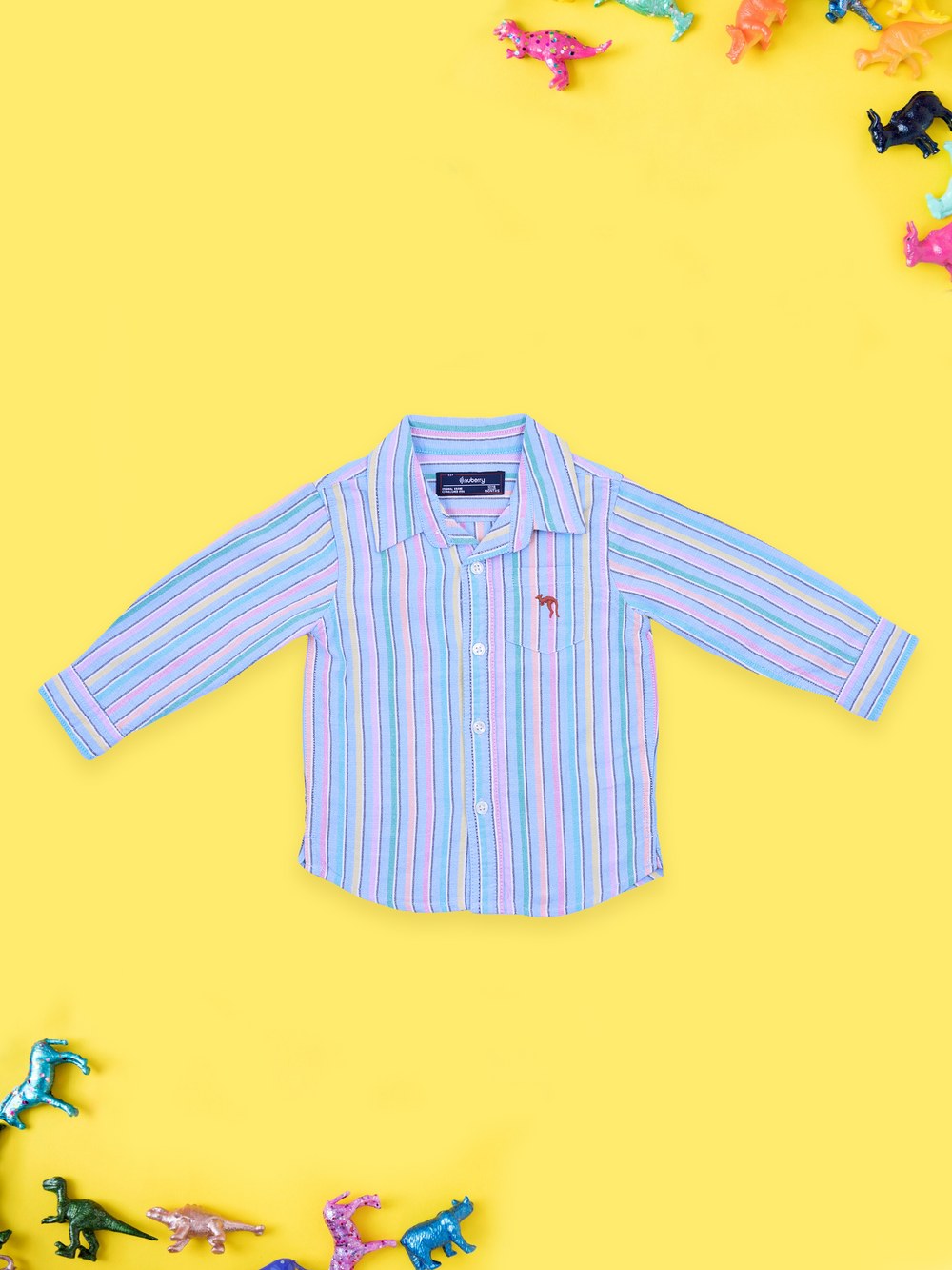 Multicolor Striped Full Sleeve Shirt