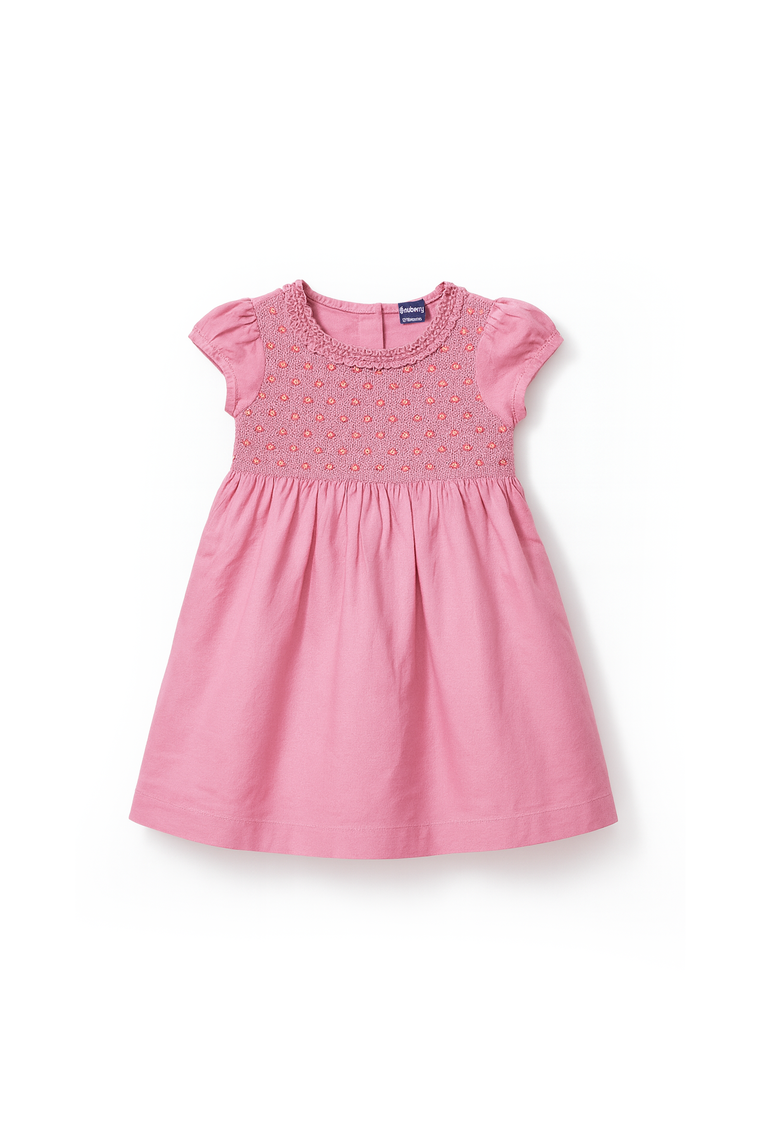 NUBERRY GIRL SMOCKING DRESS