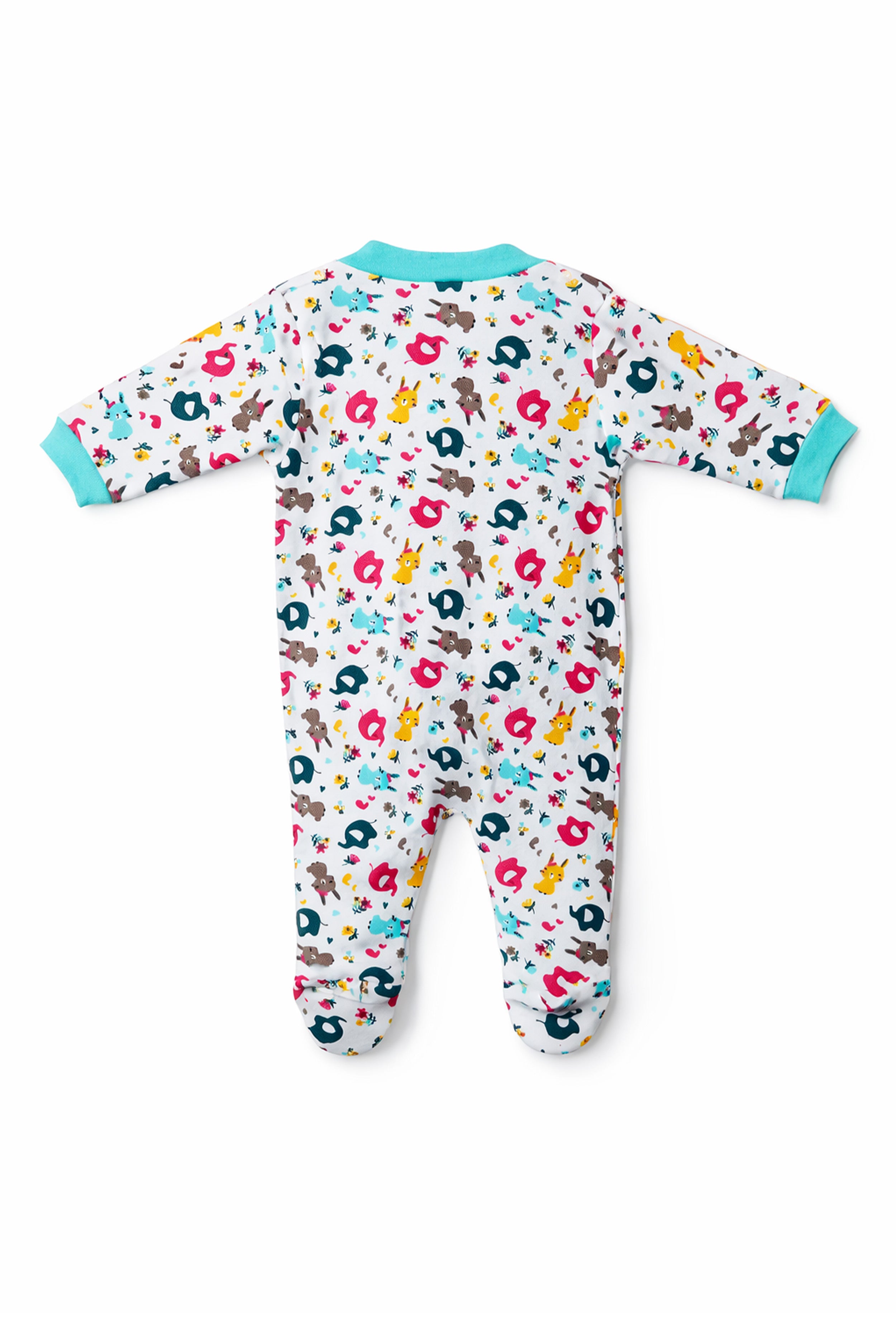 Soft & Safe Baby Sleep Suits – Pack of 3 - Nuberry