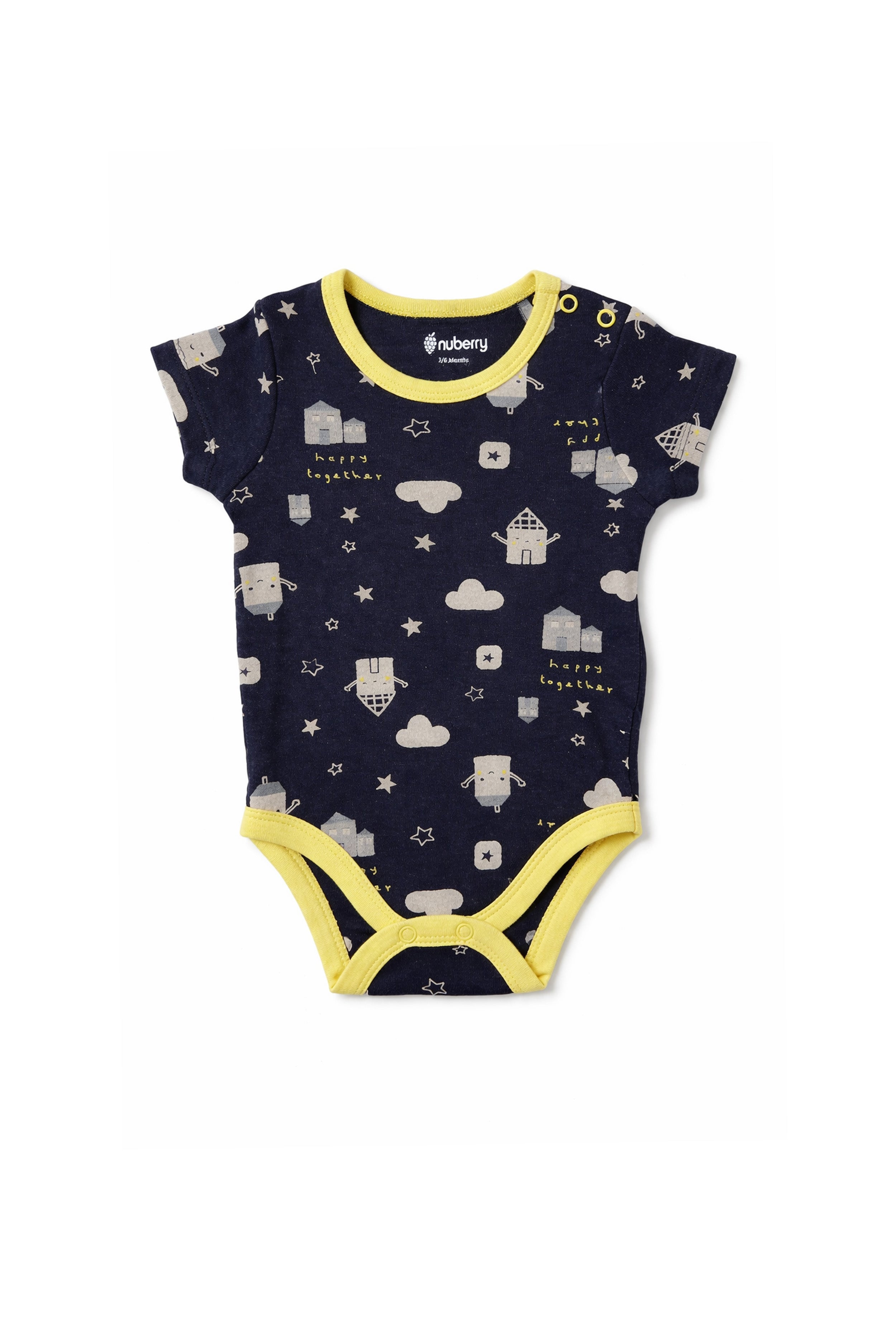 Nuberry Unisex Body Suit - Pack of 2