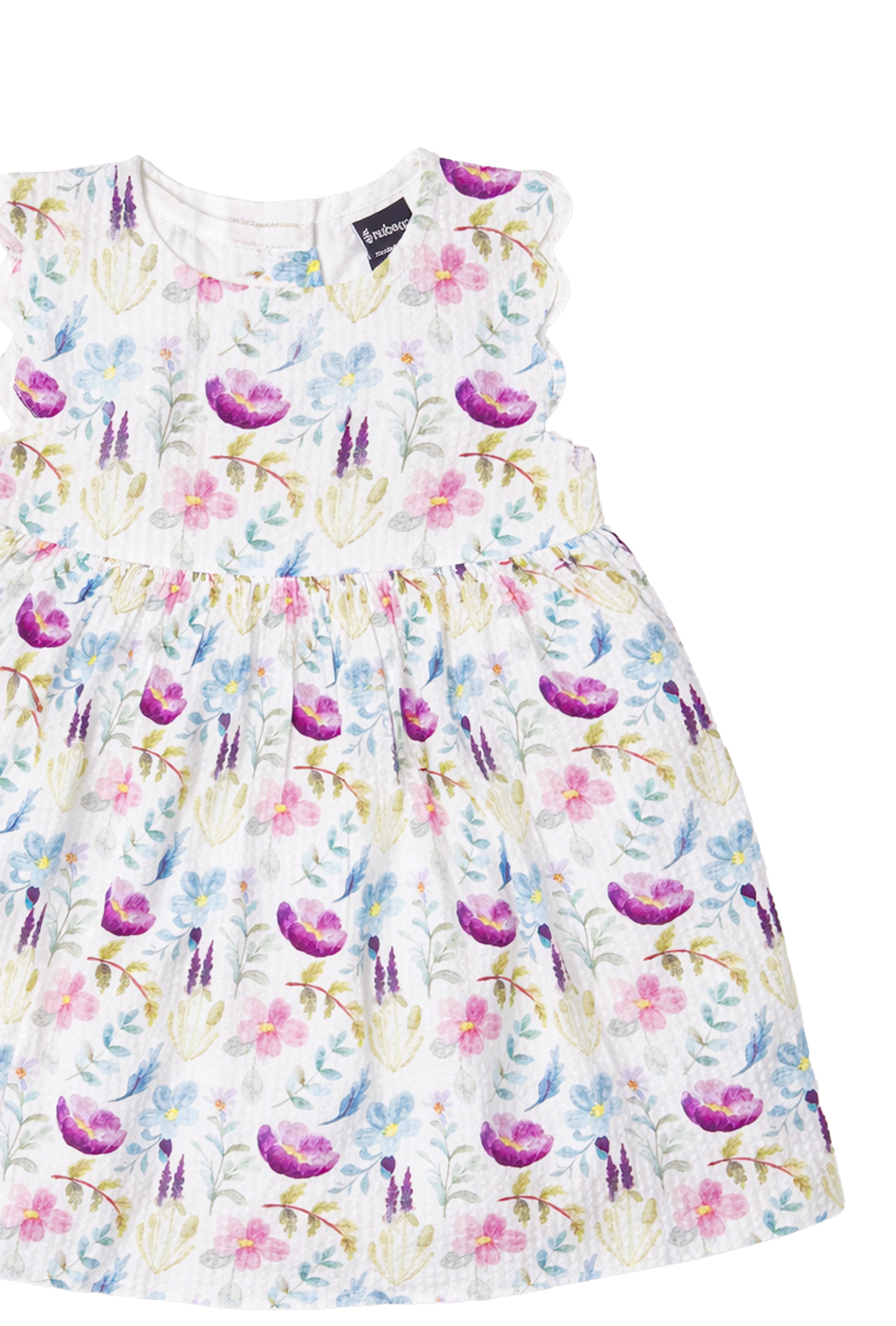 Every Stitch Made with Love | Gentle Floral Dress for Girls
