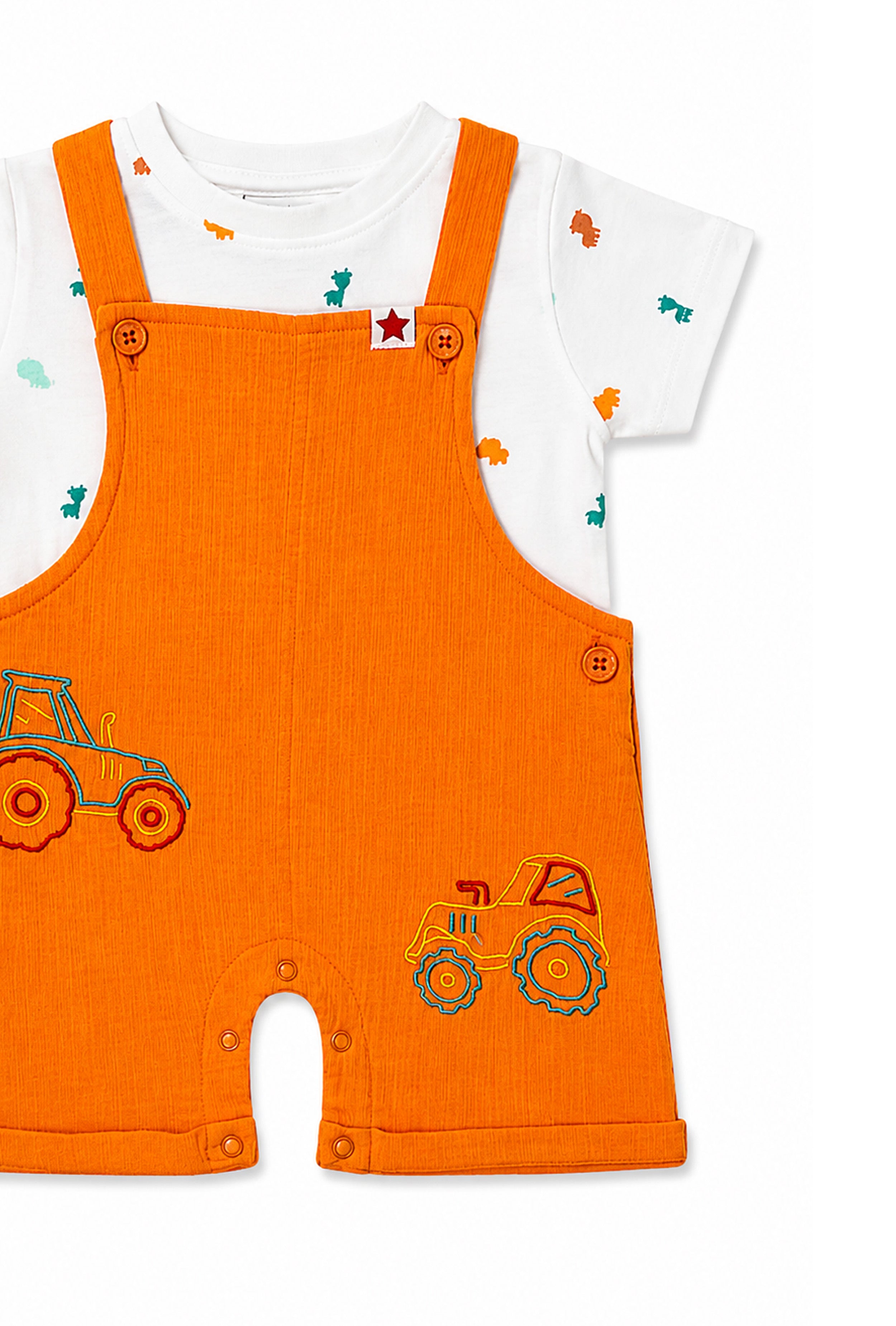 Nuberry Boys Dungaree | Soft, Breathable & Comfortable