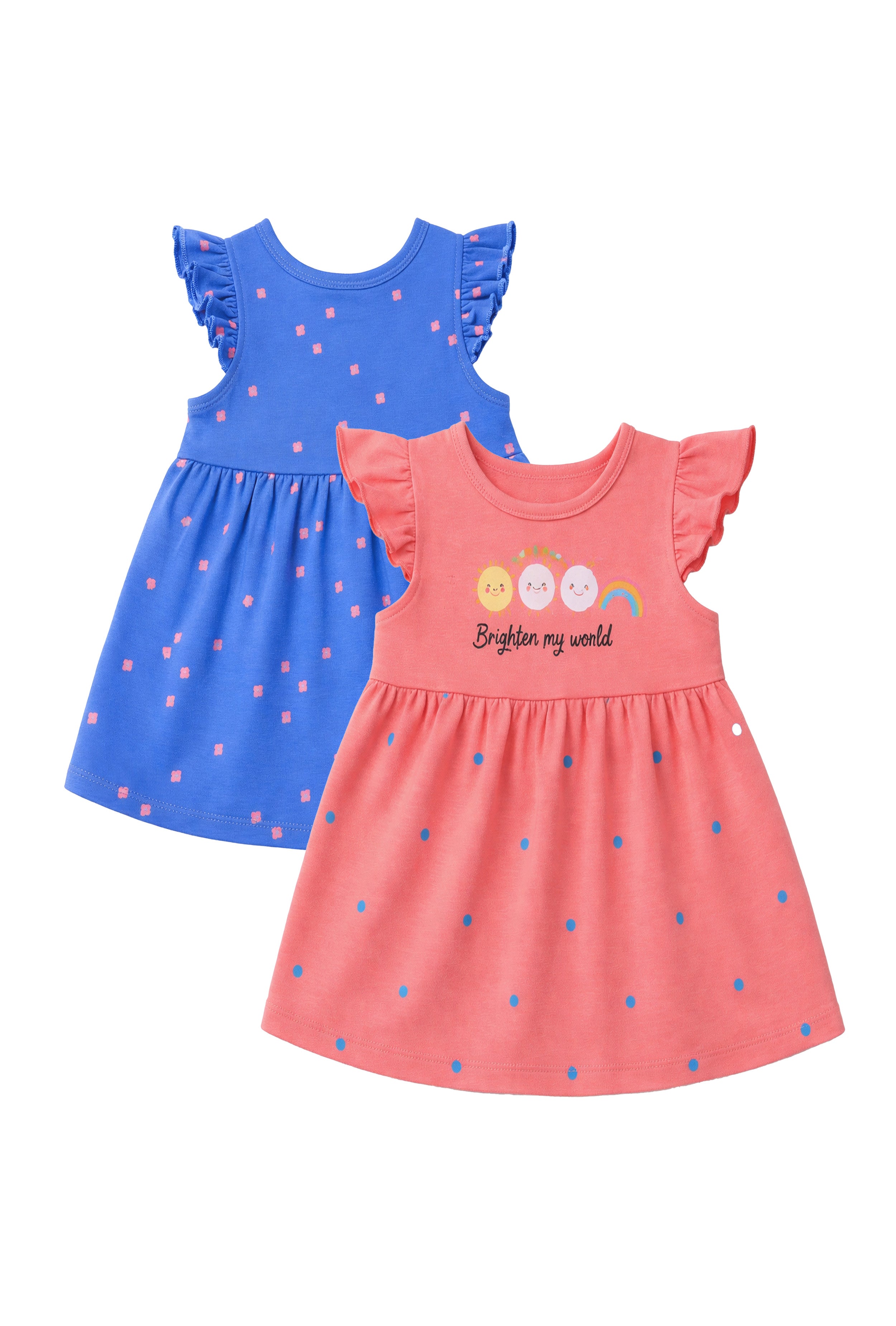 Nuberry Girls Frocks – Pack of 2 | Soft, Gentle & Made for Everyday Smiles