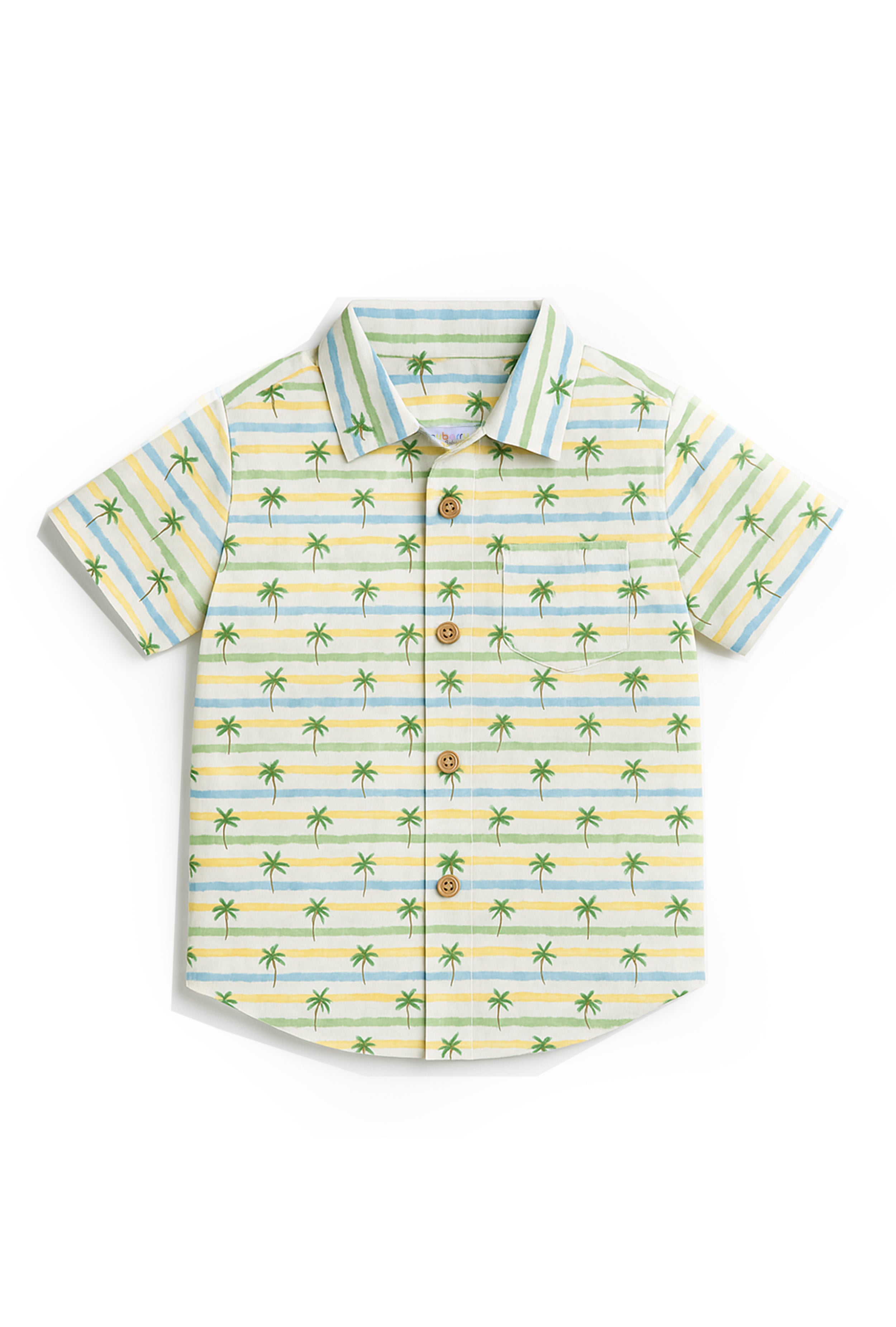 Nuberry Baby Boys Half Sleeve Shirt