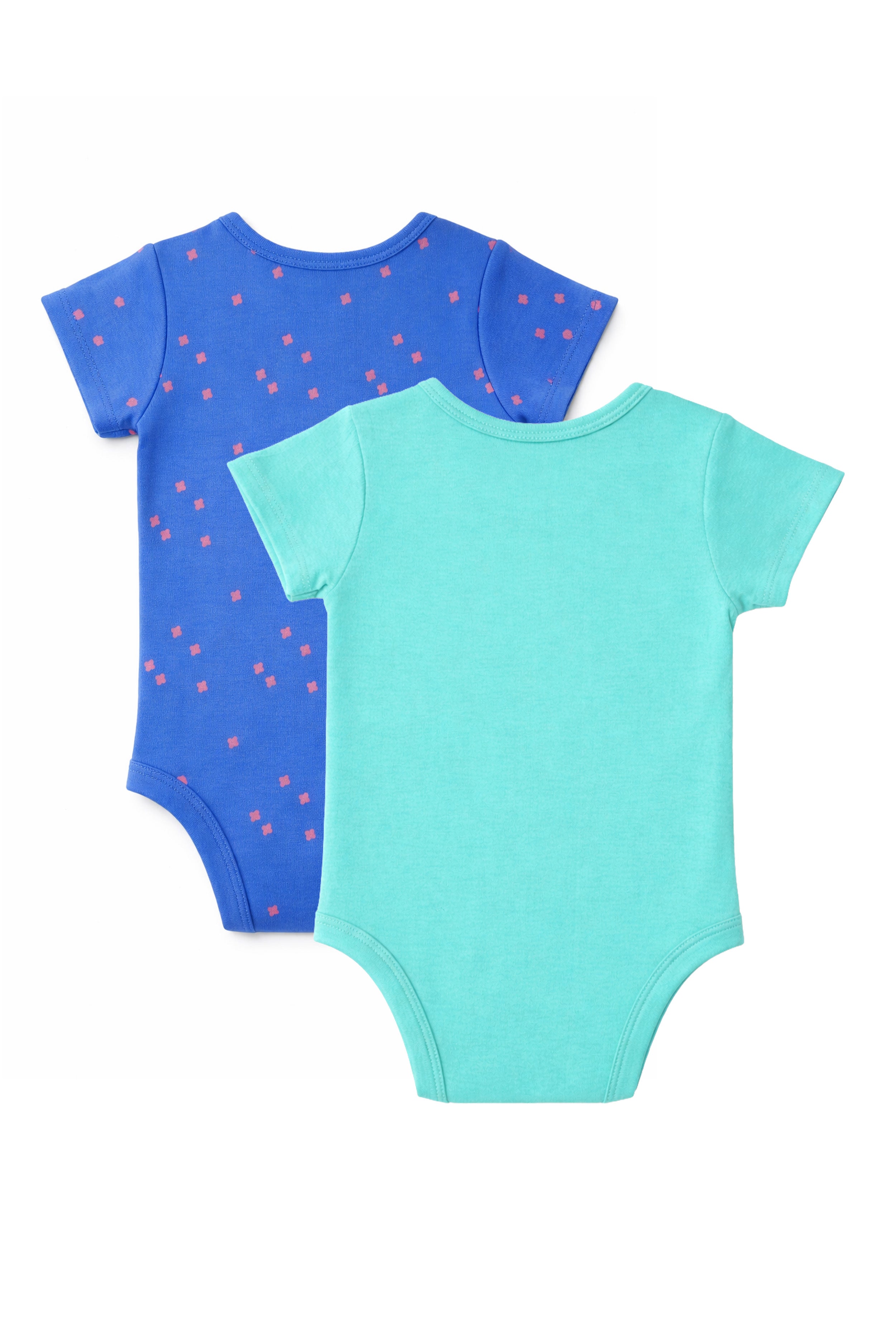 Gentle on Baby Skin | Trusted by Parents | Nuberry Unisex Bodysuit Set of 2
