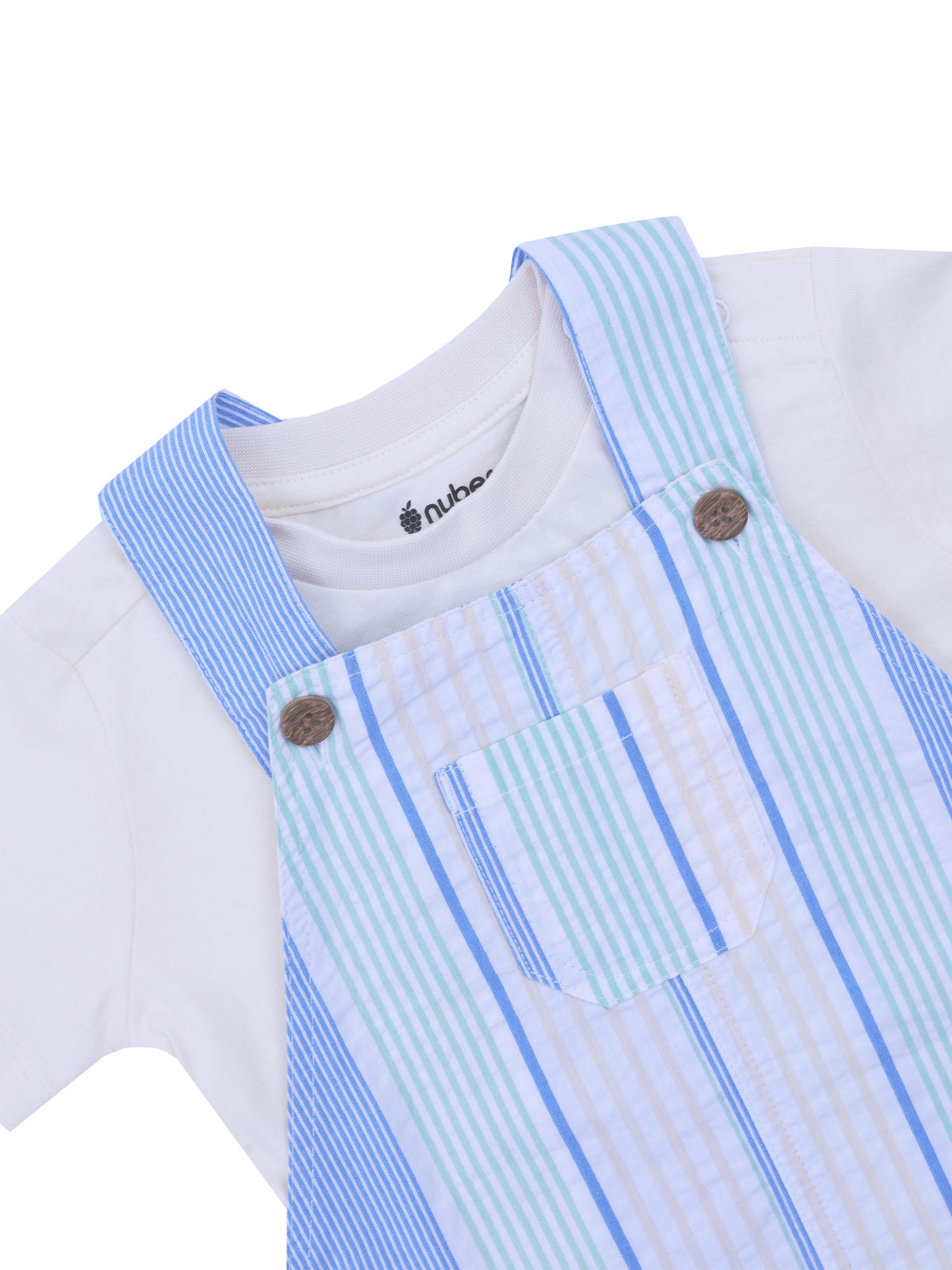 Striped Multicolor Dungaree for Boys