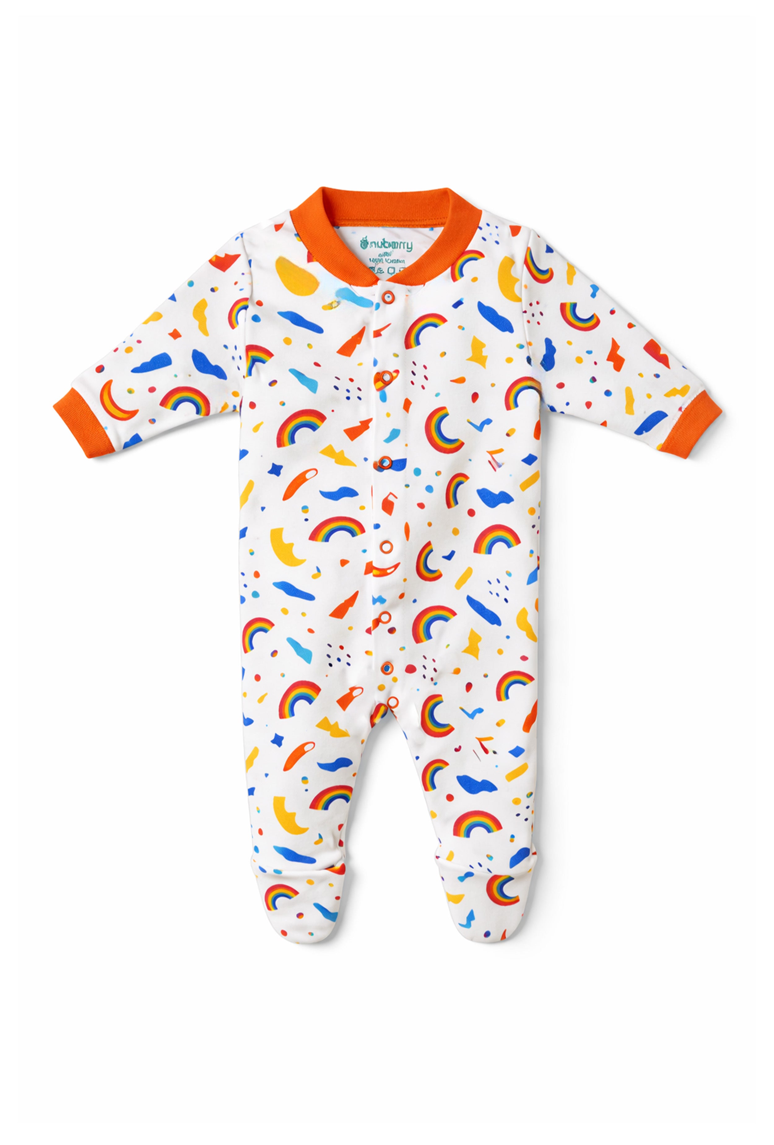 Mom’s Choice Pure Cotton Sleep Suits (3-Pack)