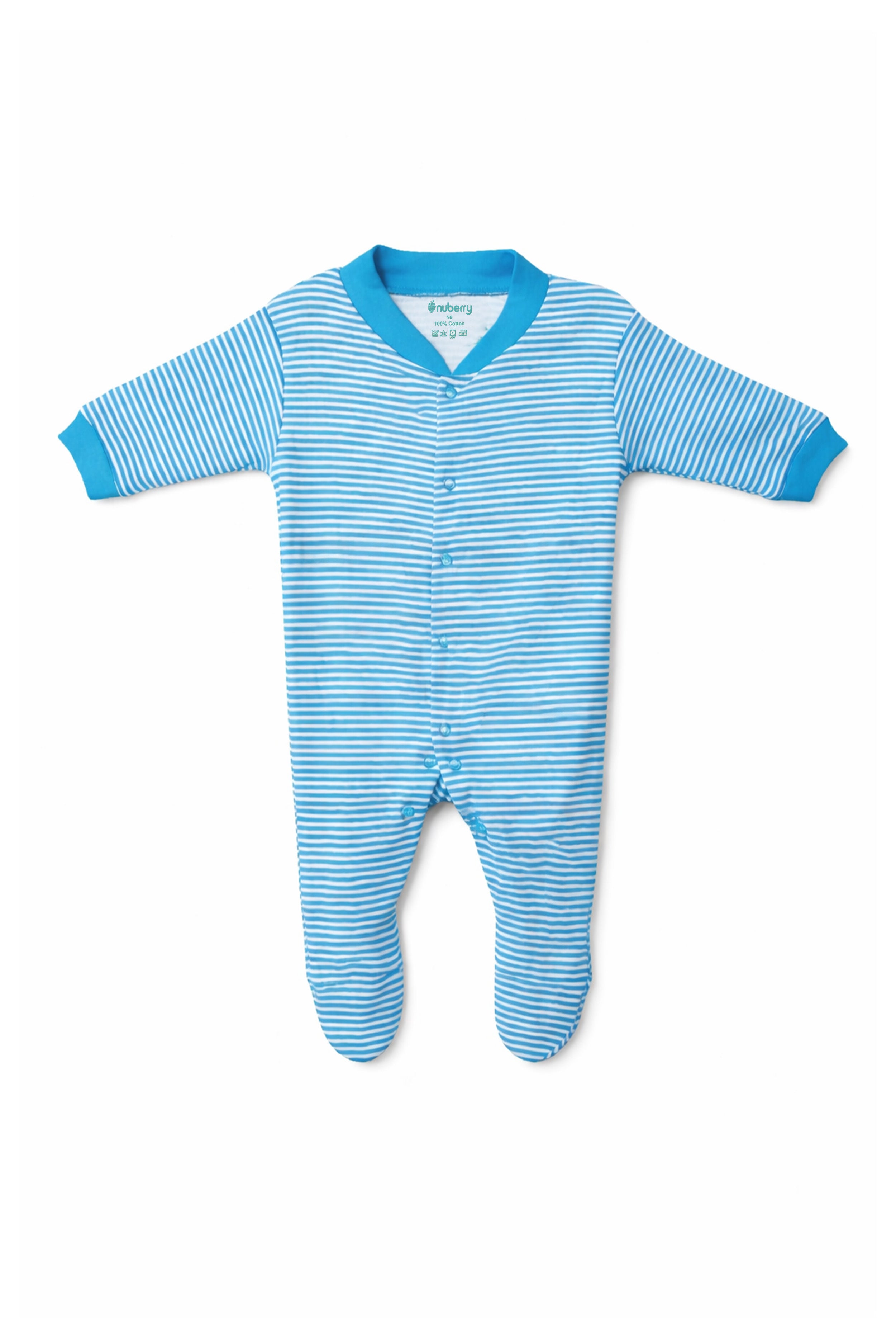 Mom’s Choice Pure Cotton Sleep Suits (3-Pack)