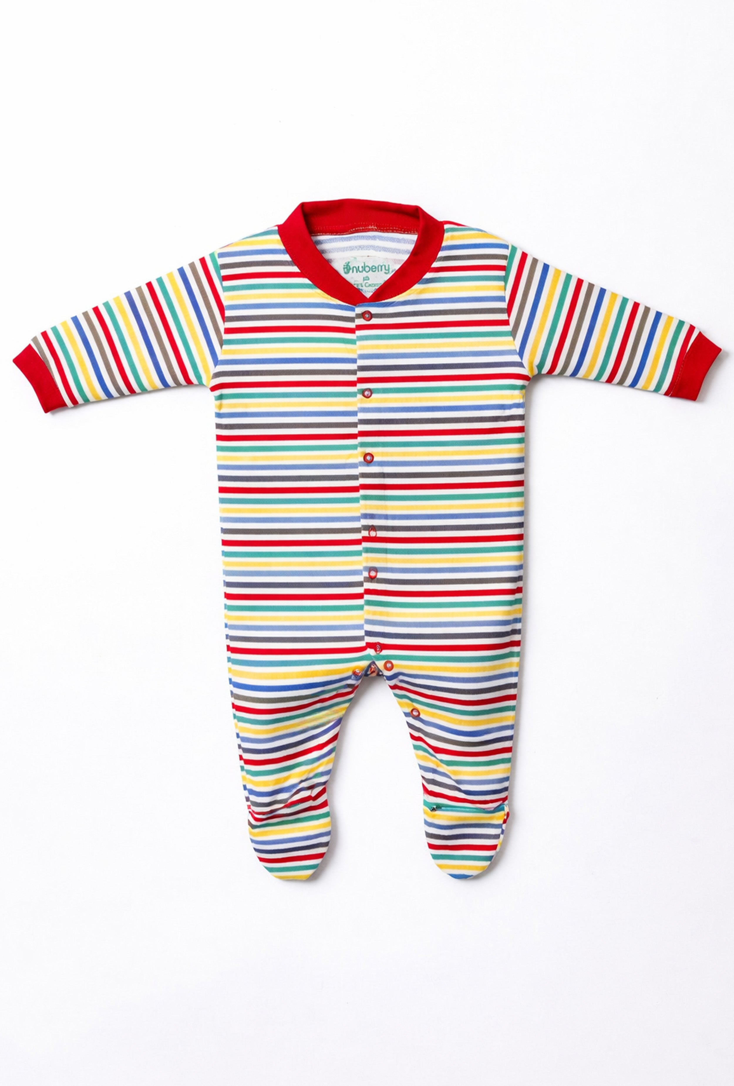 Mom’s Choice Pure Cotton Sleep Suits (3-Pack)