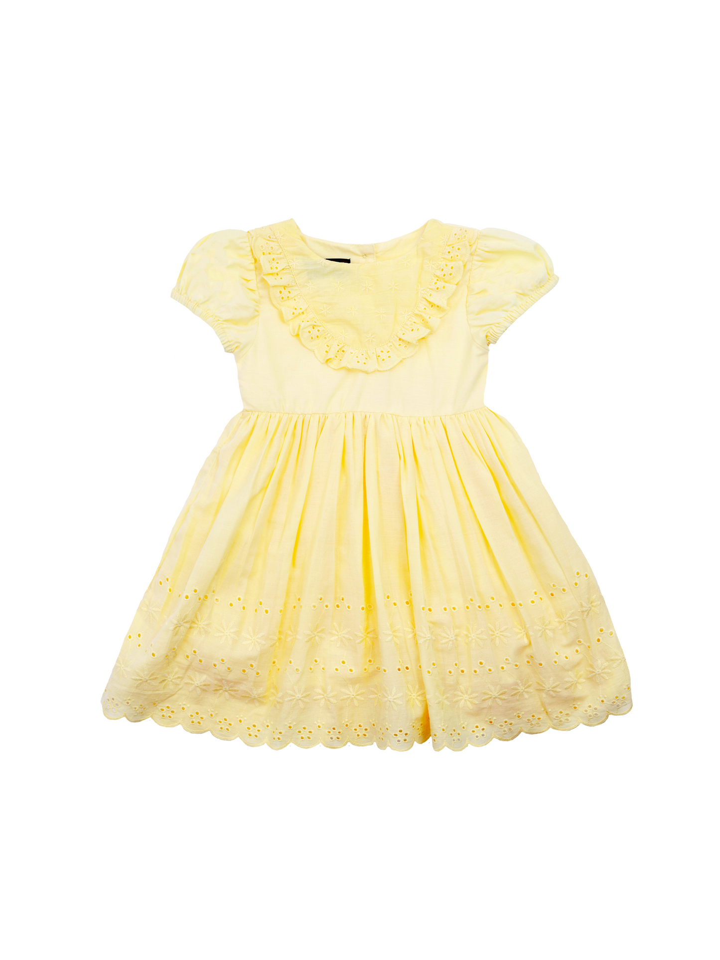 Yellow Hakoba Dress for Girls
