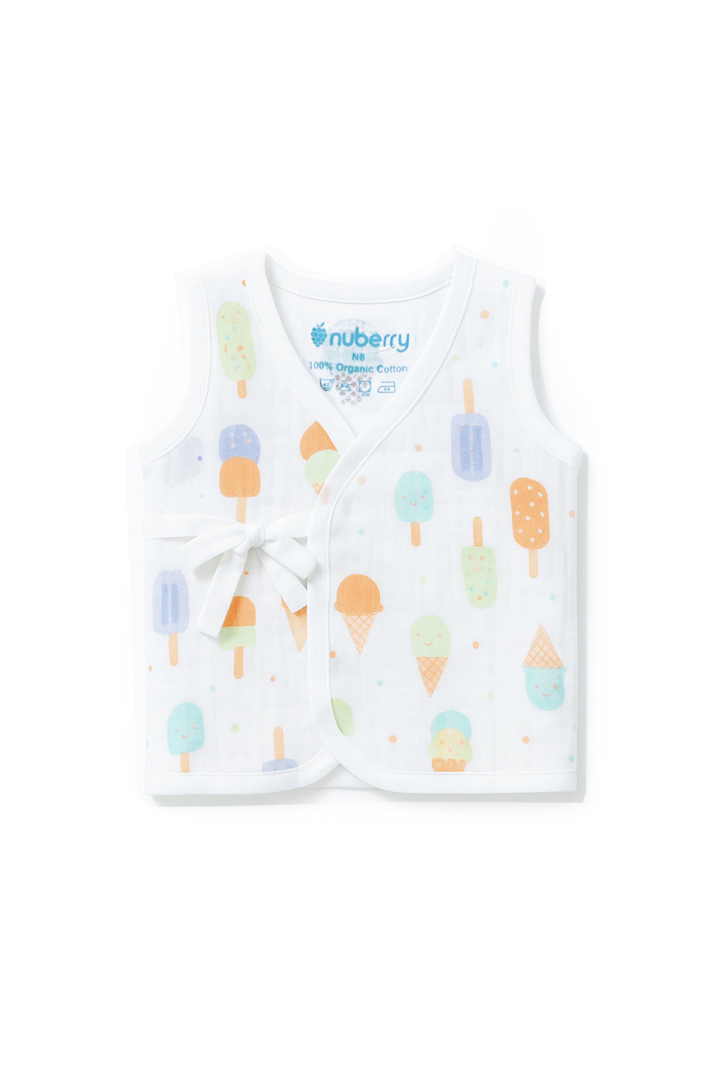 Nuberry Muslin Side Knot Jabla - Neubaby Stores