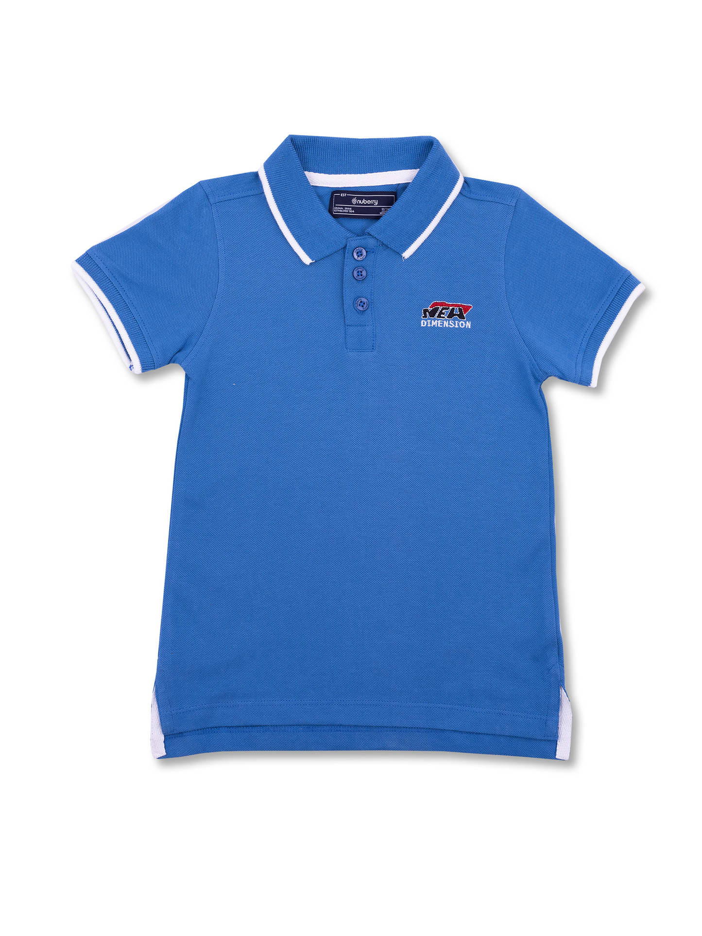 Blue Polo Half Sleeve T-Shirt for Boys