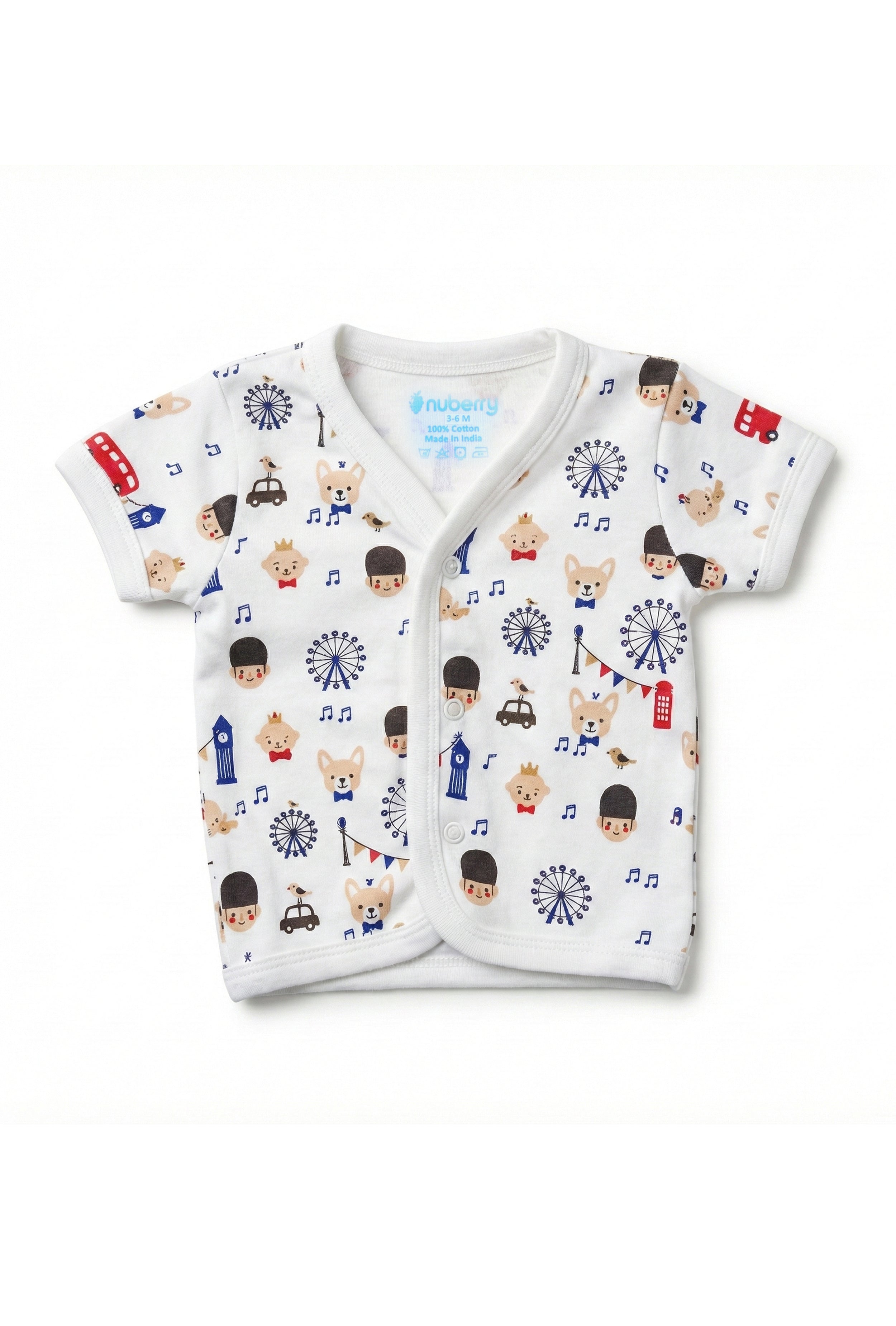 Nuberry Baby Boy Open Vest