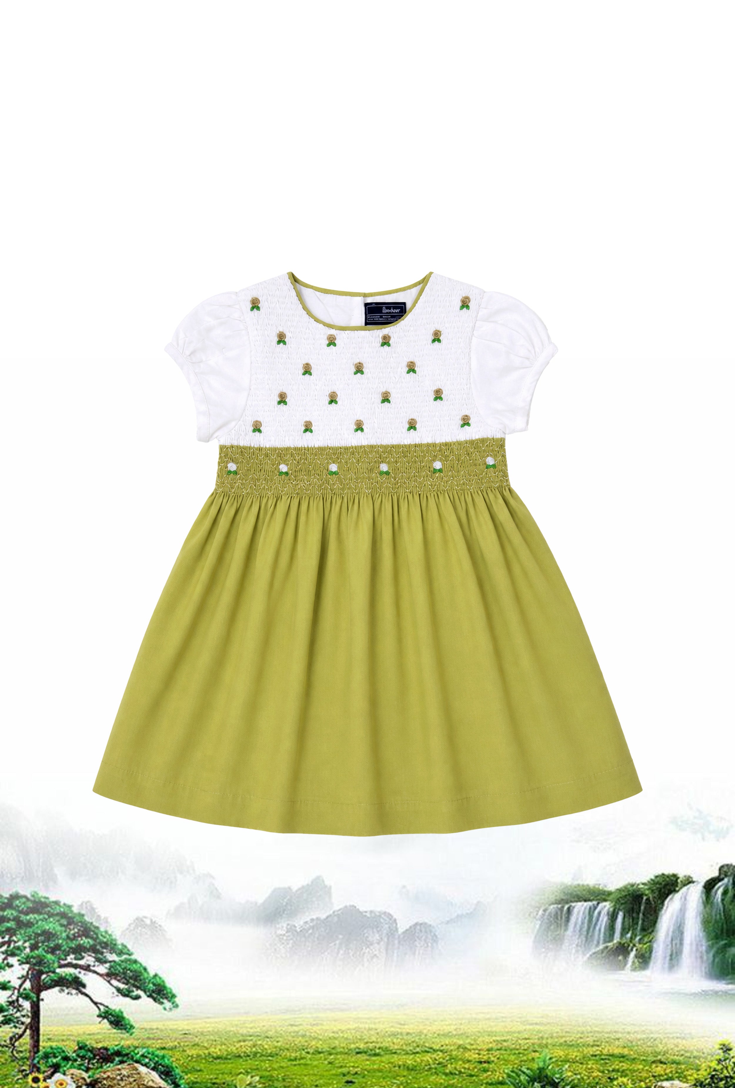 Soft Cotton Smocked Party Dress for Baby Girls | Breathable Comfort & Elegant Style | 500+ Happy Reviews