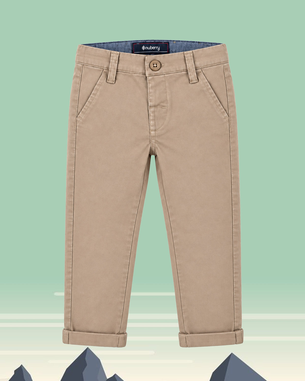 Nuberry Boys Beige Pants | Everyday Comfort for Little Adventures - Neubaby Stores