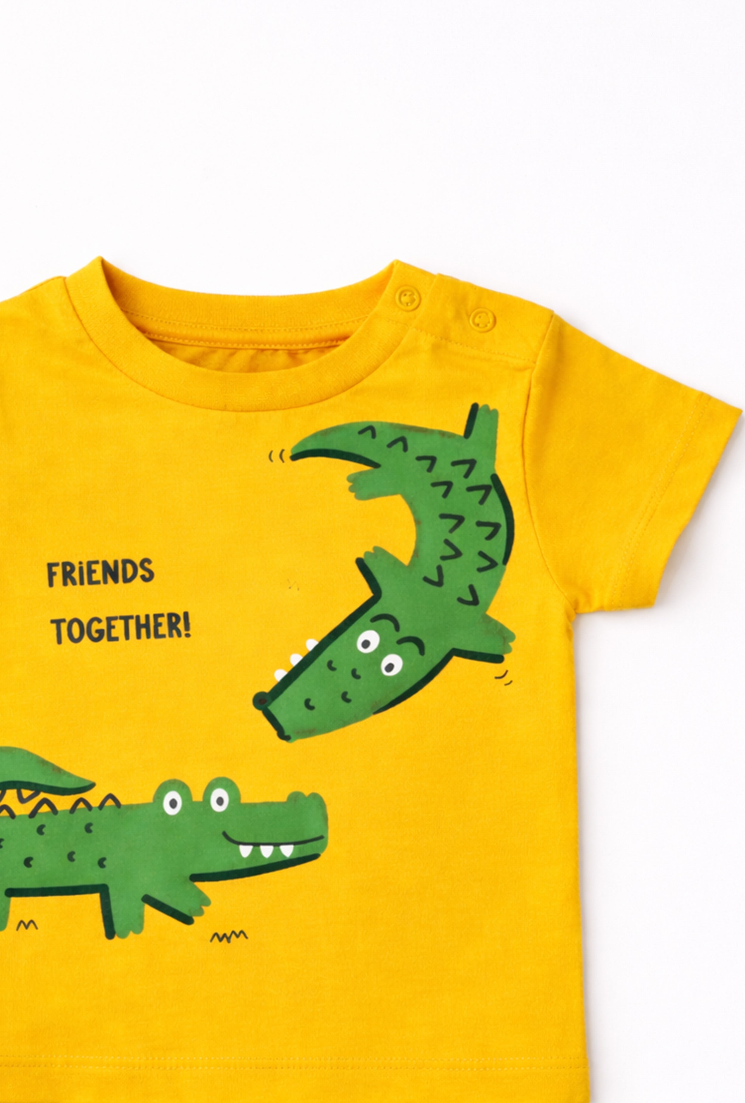 Nuberry Boy T-Shirt | Crocodile Print - Neubaby Stores