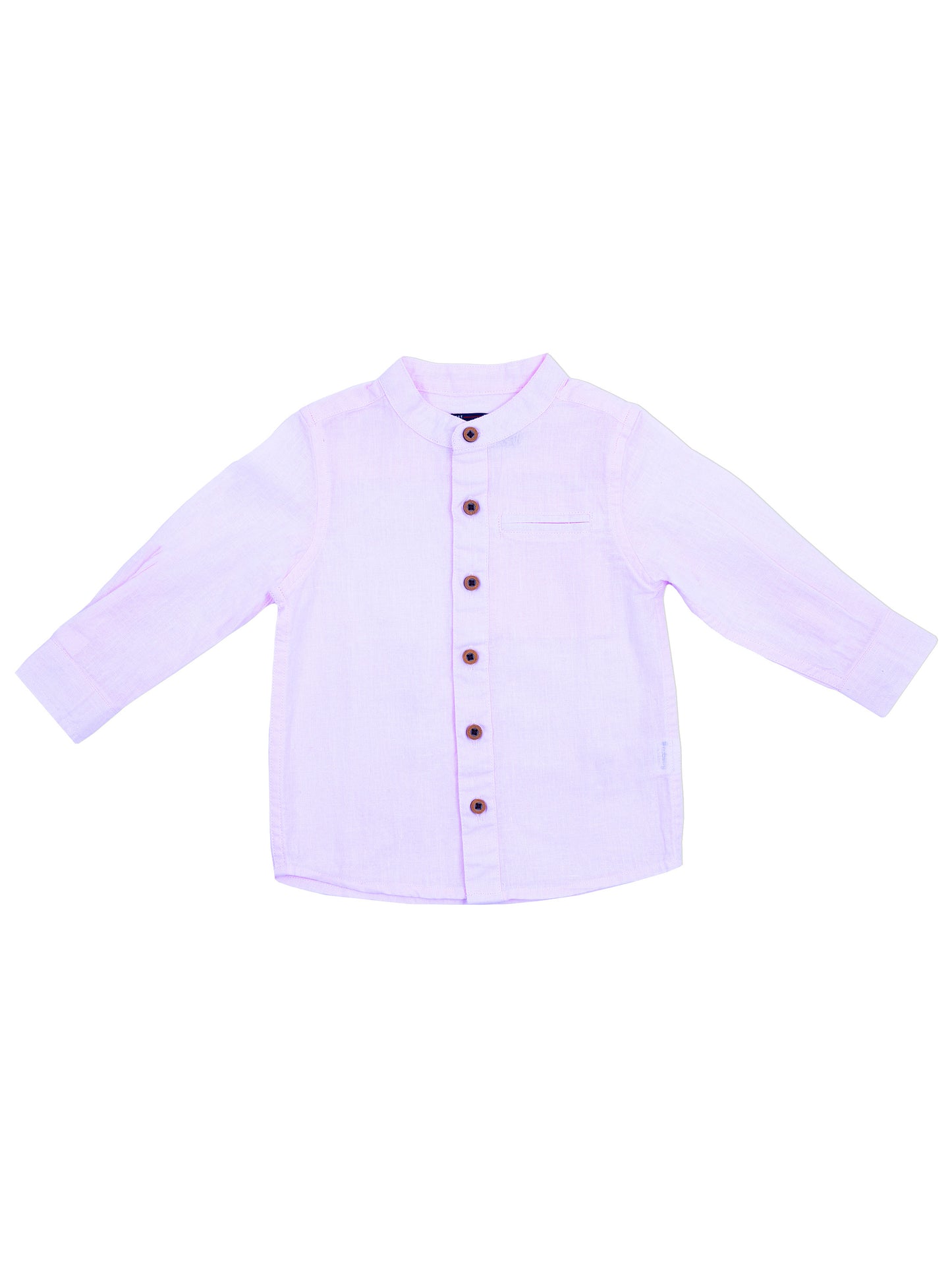 Boys Full sleeve Pastel Pink Shirt