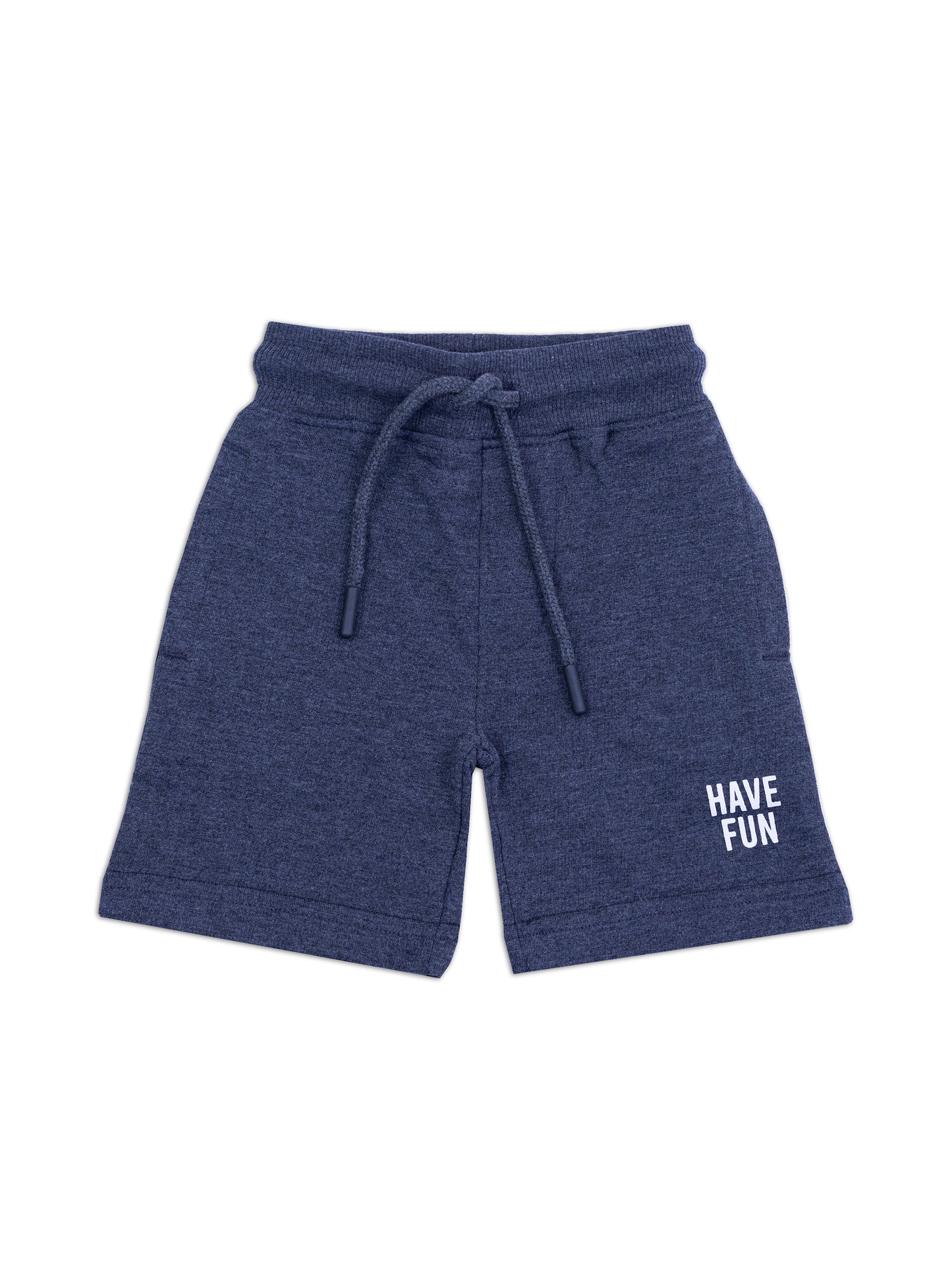 Boys Grey Cotton Knit Shorts - Nuberry