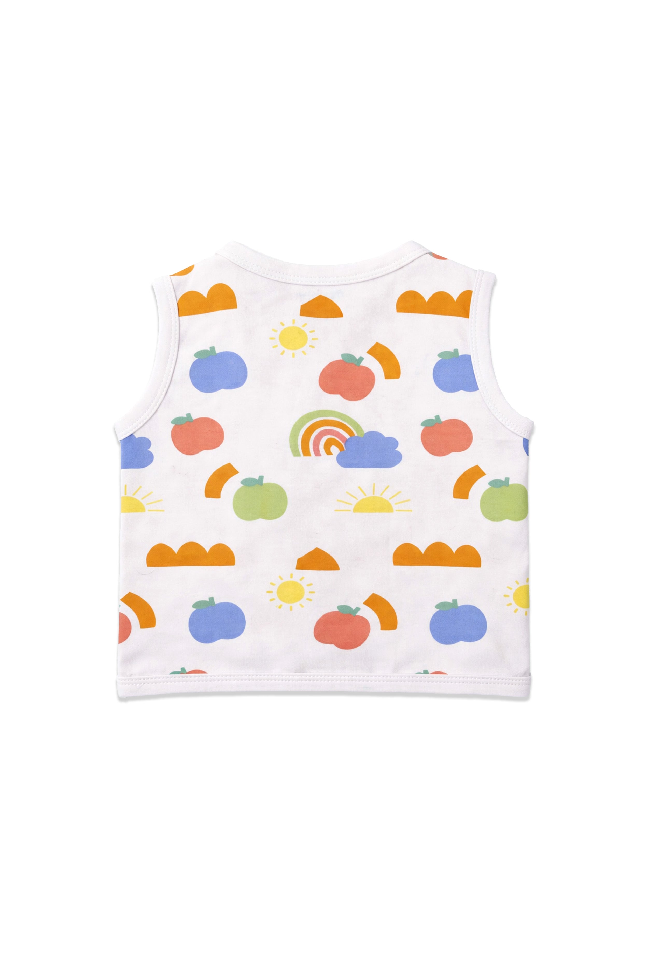 Nuberry Unisex Baby Open Vest (Pack of 3)