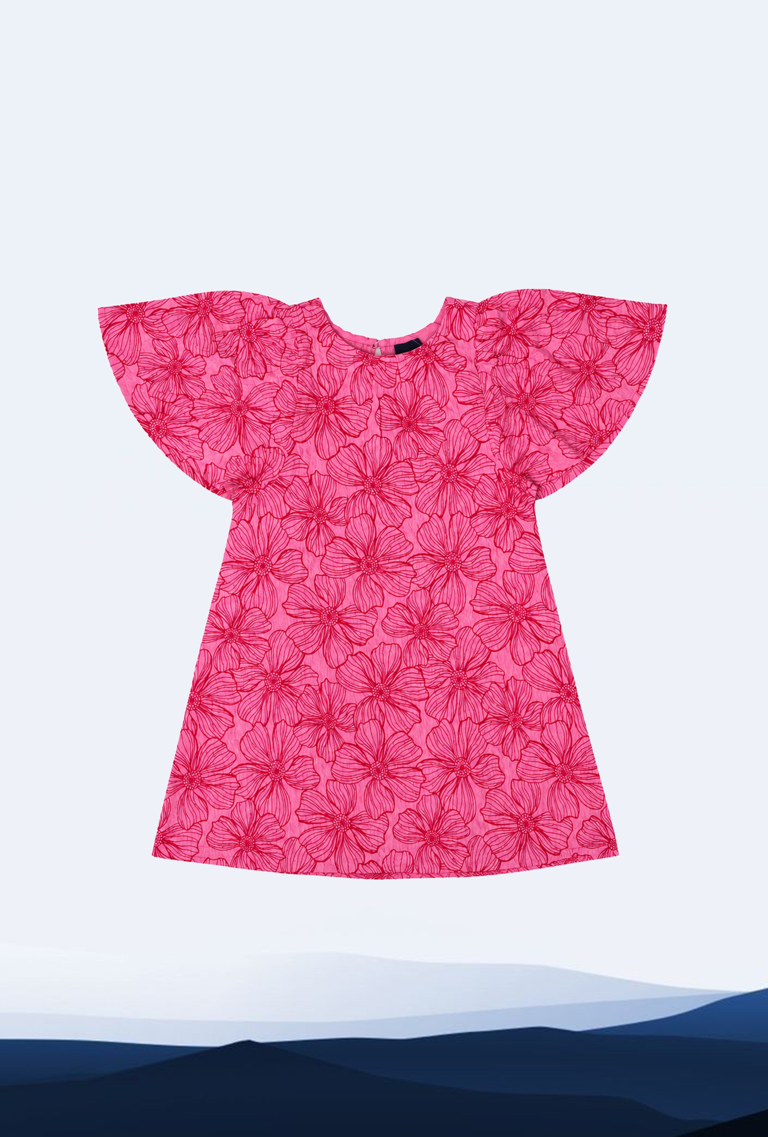 Nuberry Girls Frock | Twirl, Smile & Shine Every Day
