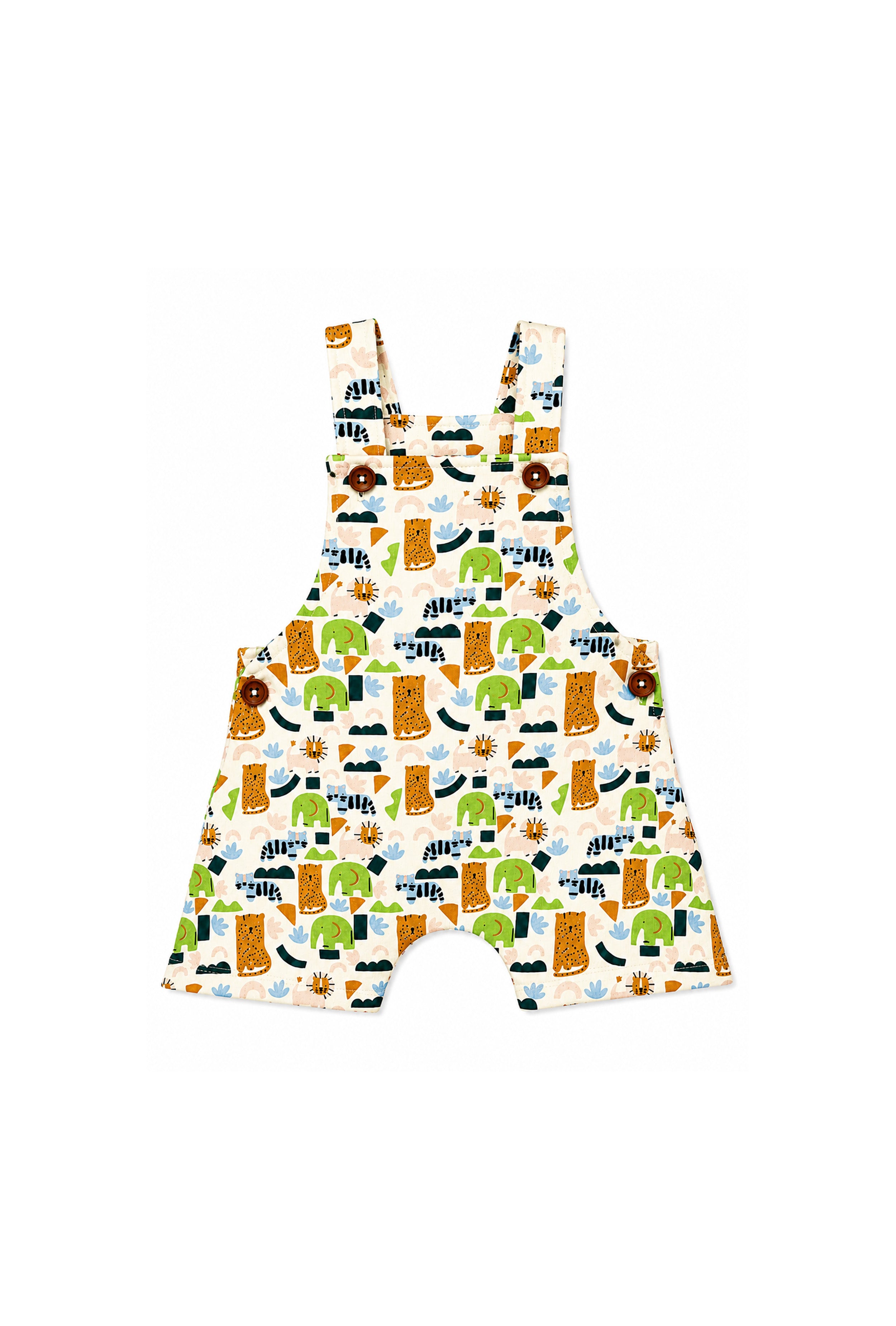 Nuberry Boys Dungaree | Soft & Breathable | Multicolor