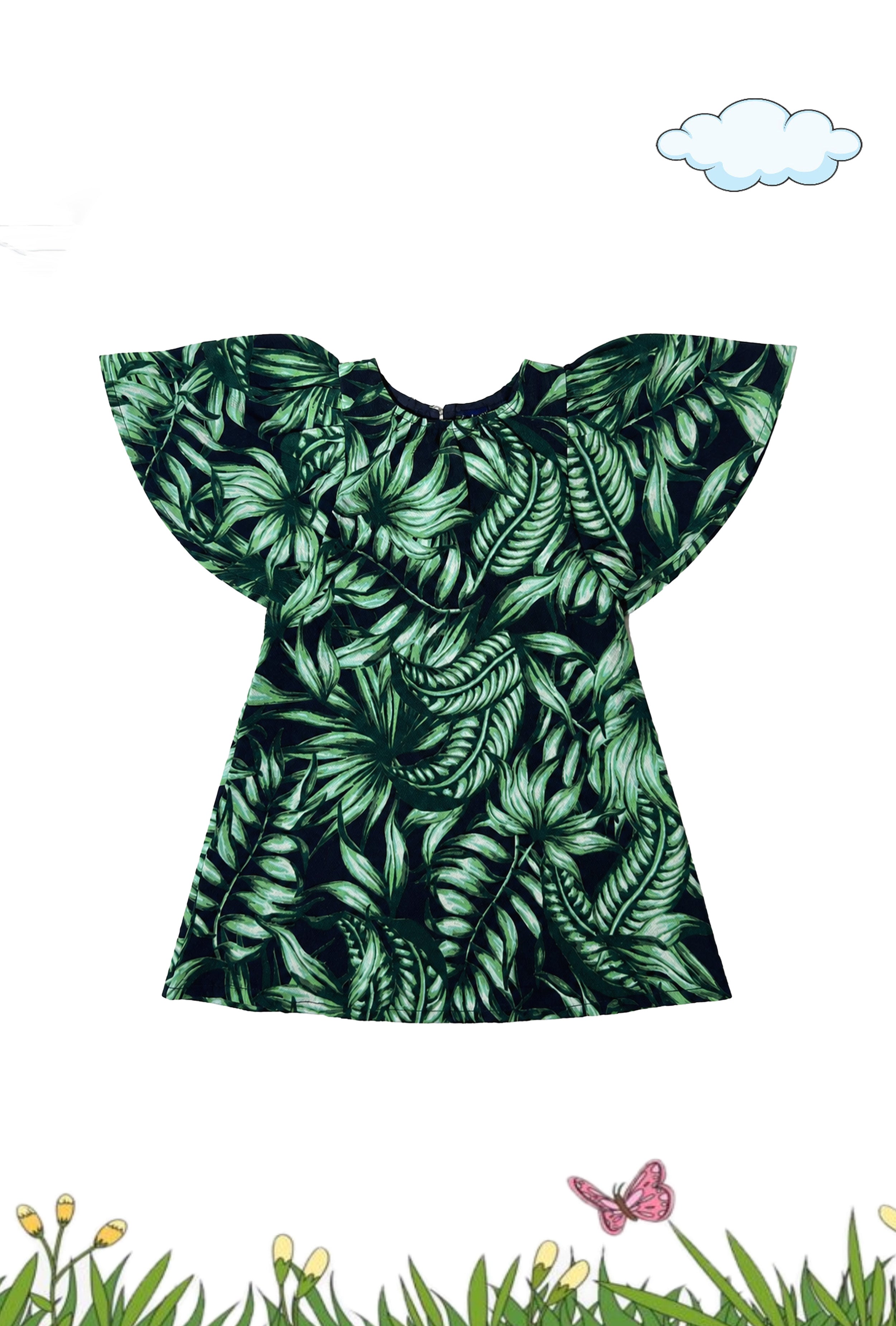 Nuberry Girls Frock | Twirl, Smile & Shine Every Day