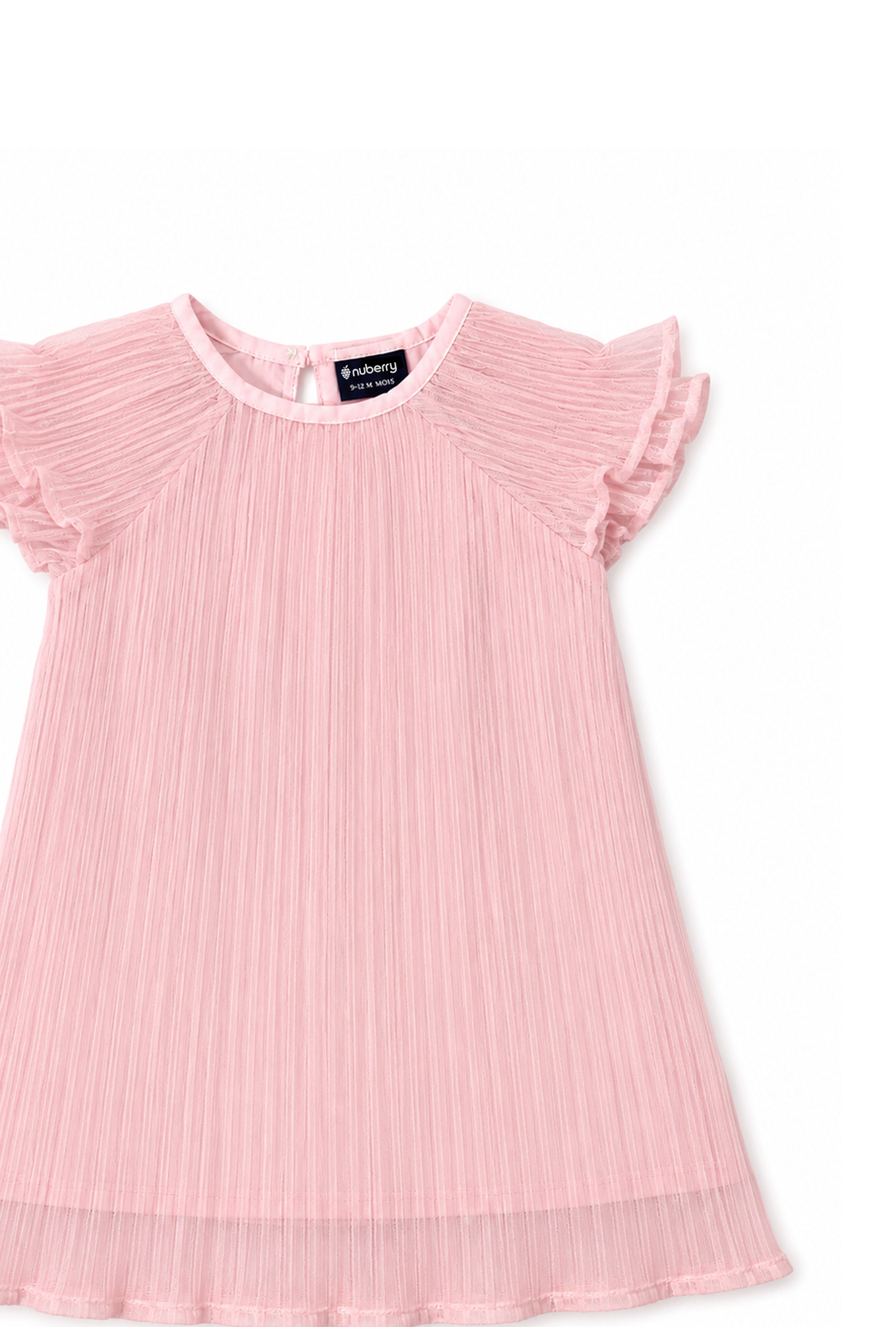 Nuberry Girls Pleated Dress | Elegant Style, Soft Comfort & Everyday Charm
