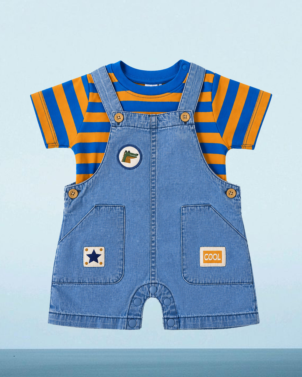 Nuberry Boys Dungaree | Soft, Breathable & Comfortable