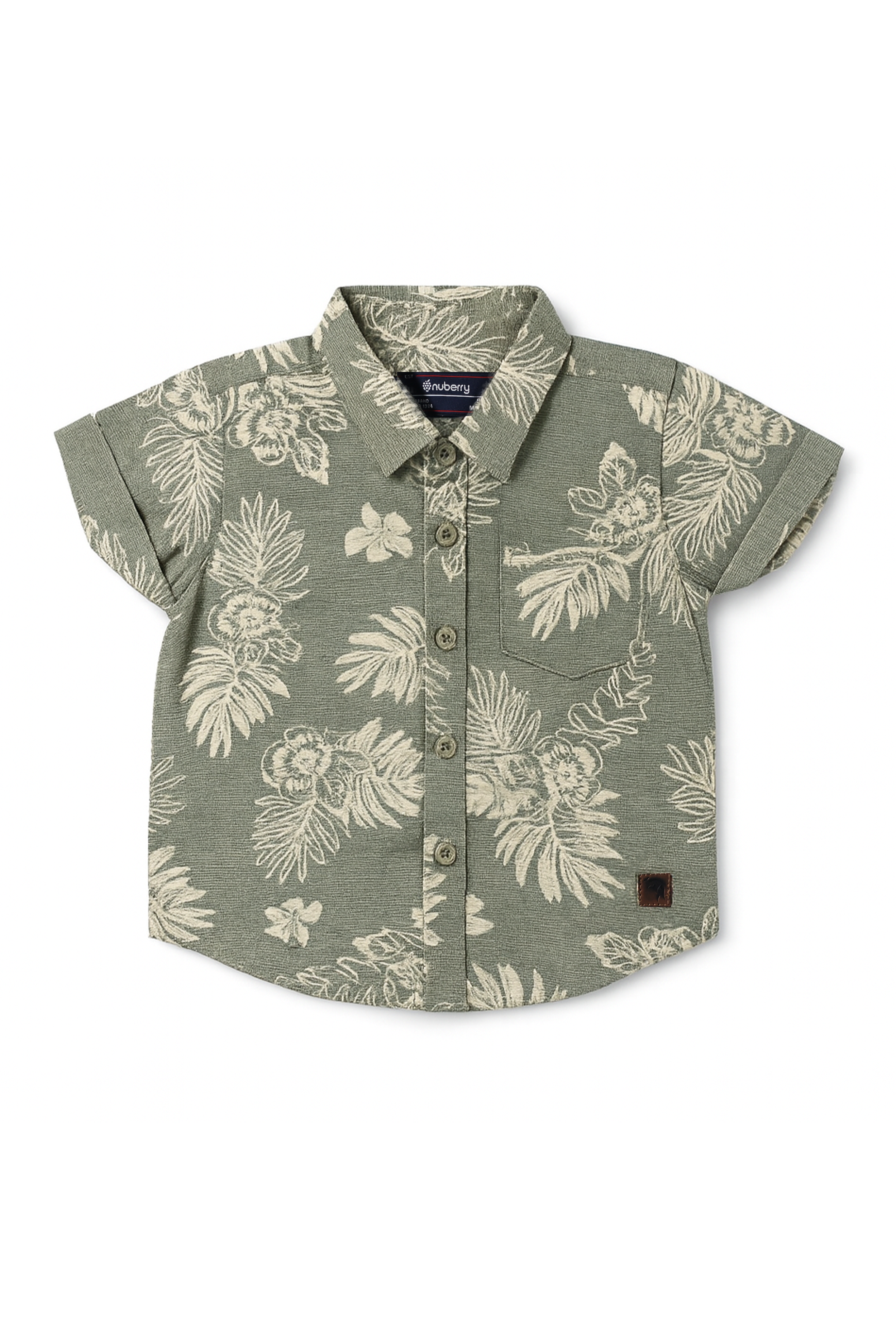 NUBERRY BOY HALF SLEEVE SHIRT