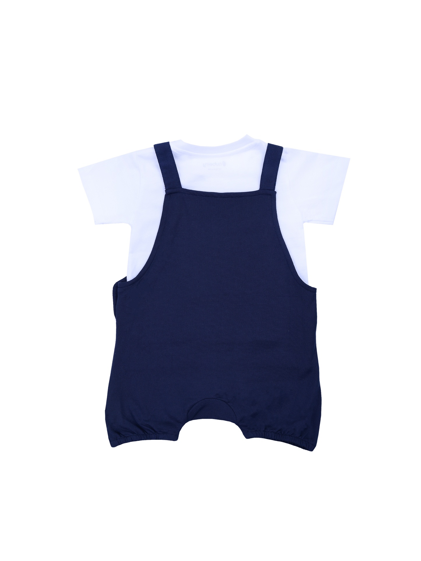 Dark Blue Boys Dungaree Set