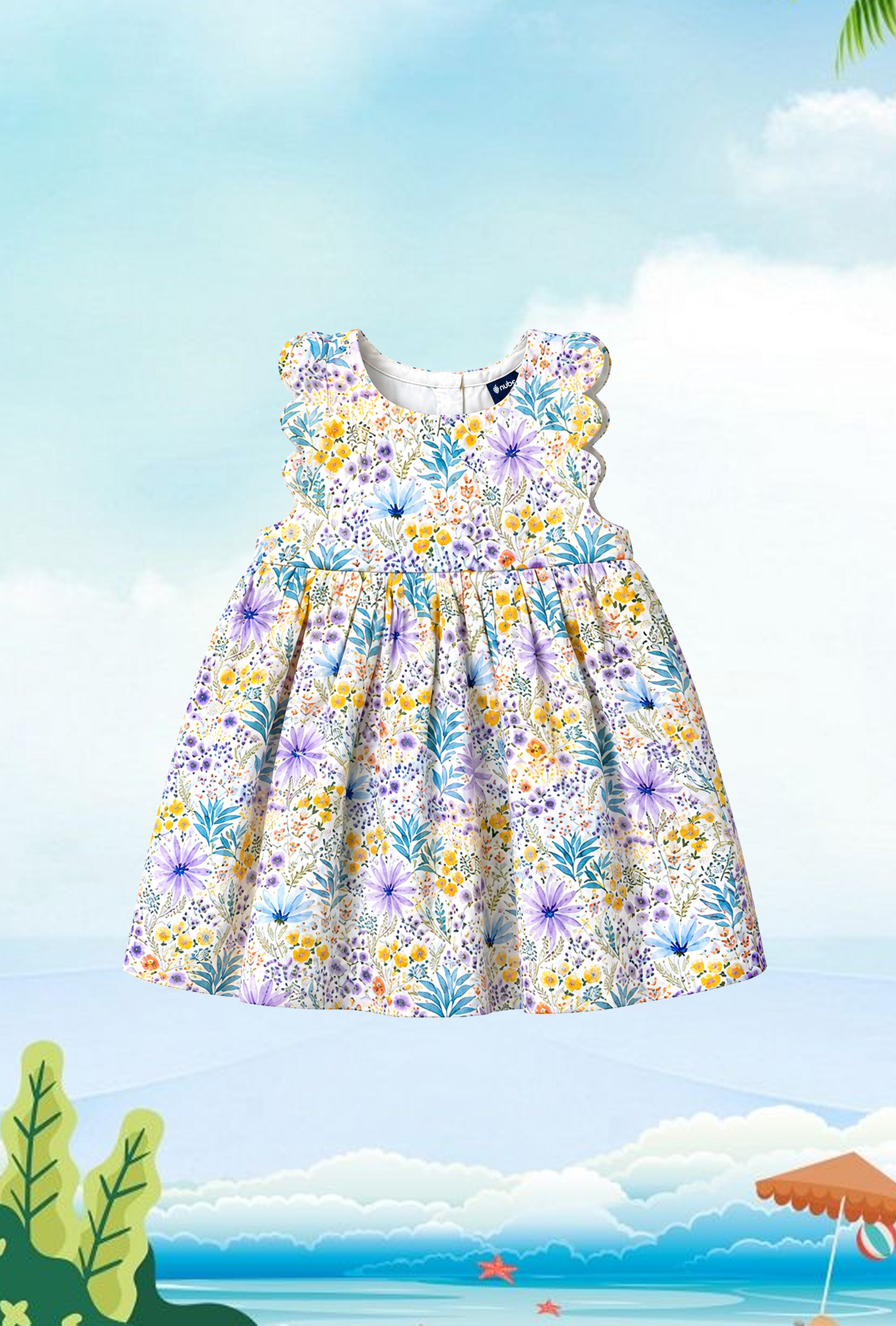 Nuberry Girls Frock | Her Happy Dress for Happy Days