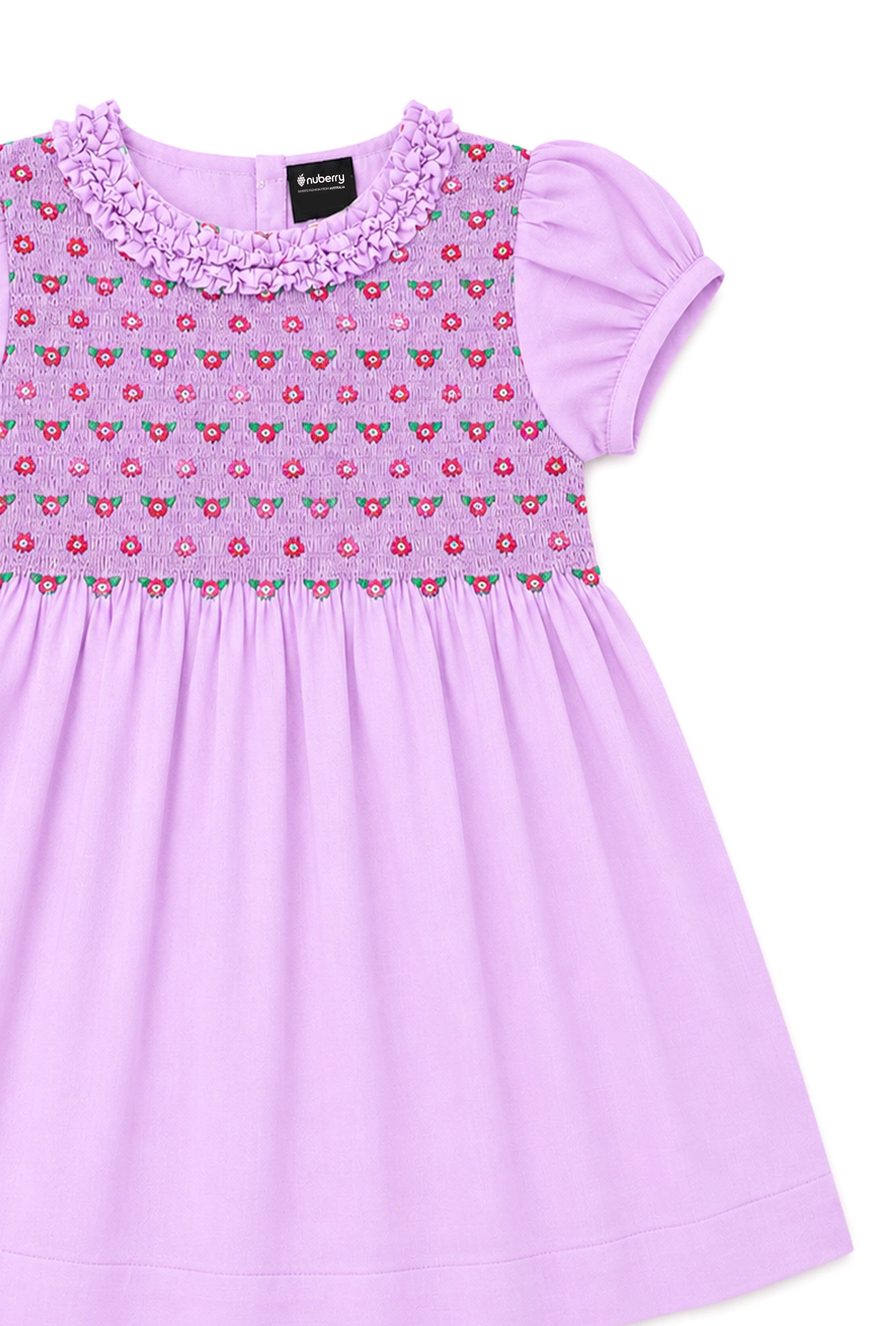 Premium Soft Cotton Smocked Dress for Baby Girls | Stylish Party Wear with Breathable Comfort | 500+ Positive Reviews