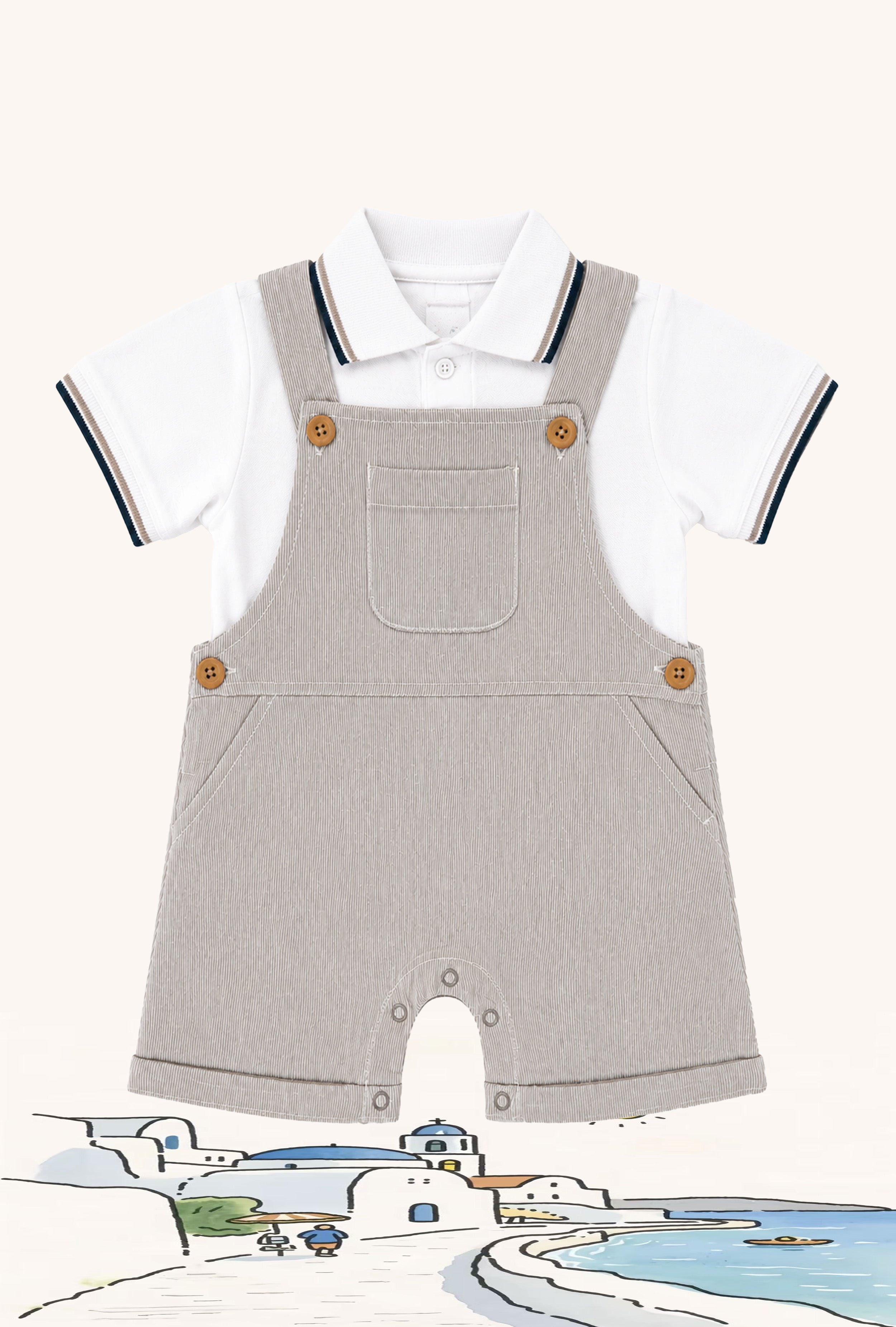 Nuberry Boys Dungaree | Soft, Breathable & Comfortable