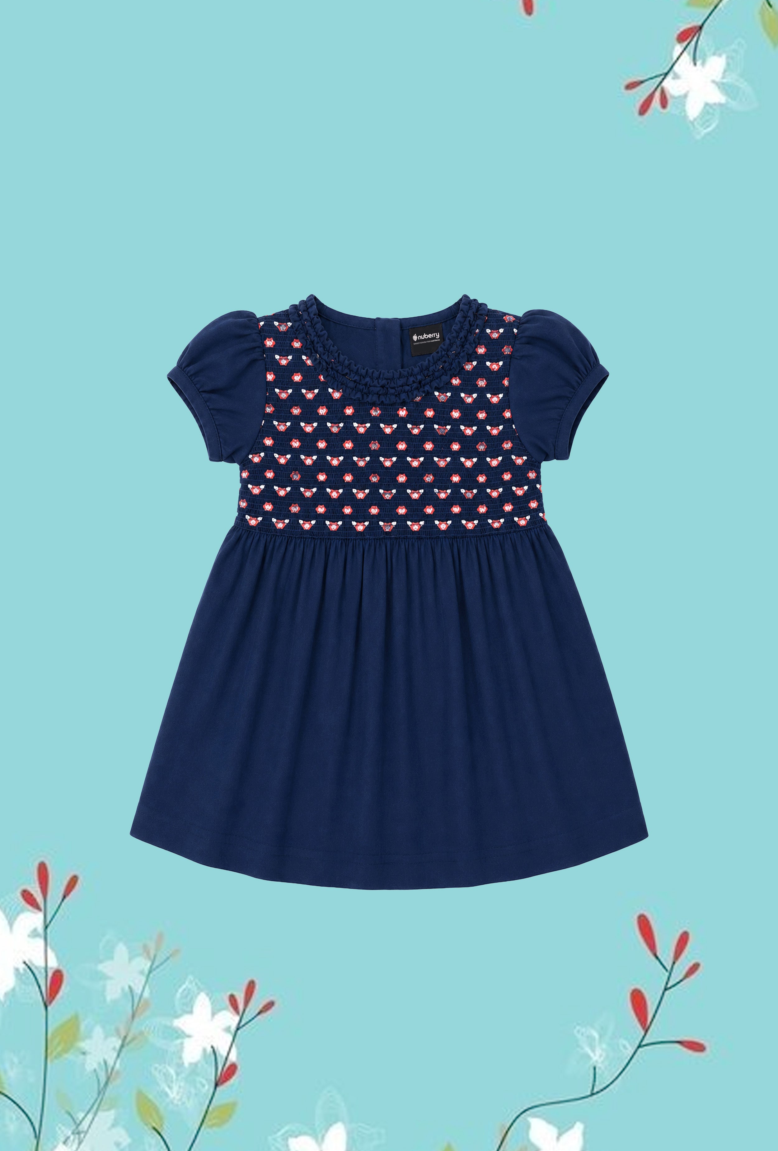 Premium Soft Cotton Smocked Dress for Baby Girls | Stylish Party Wear with Breathable Comfort | 500+ Positive Reviews