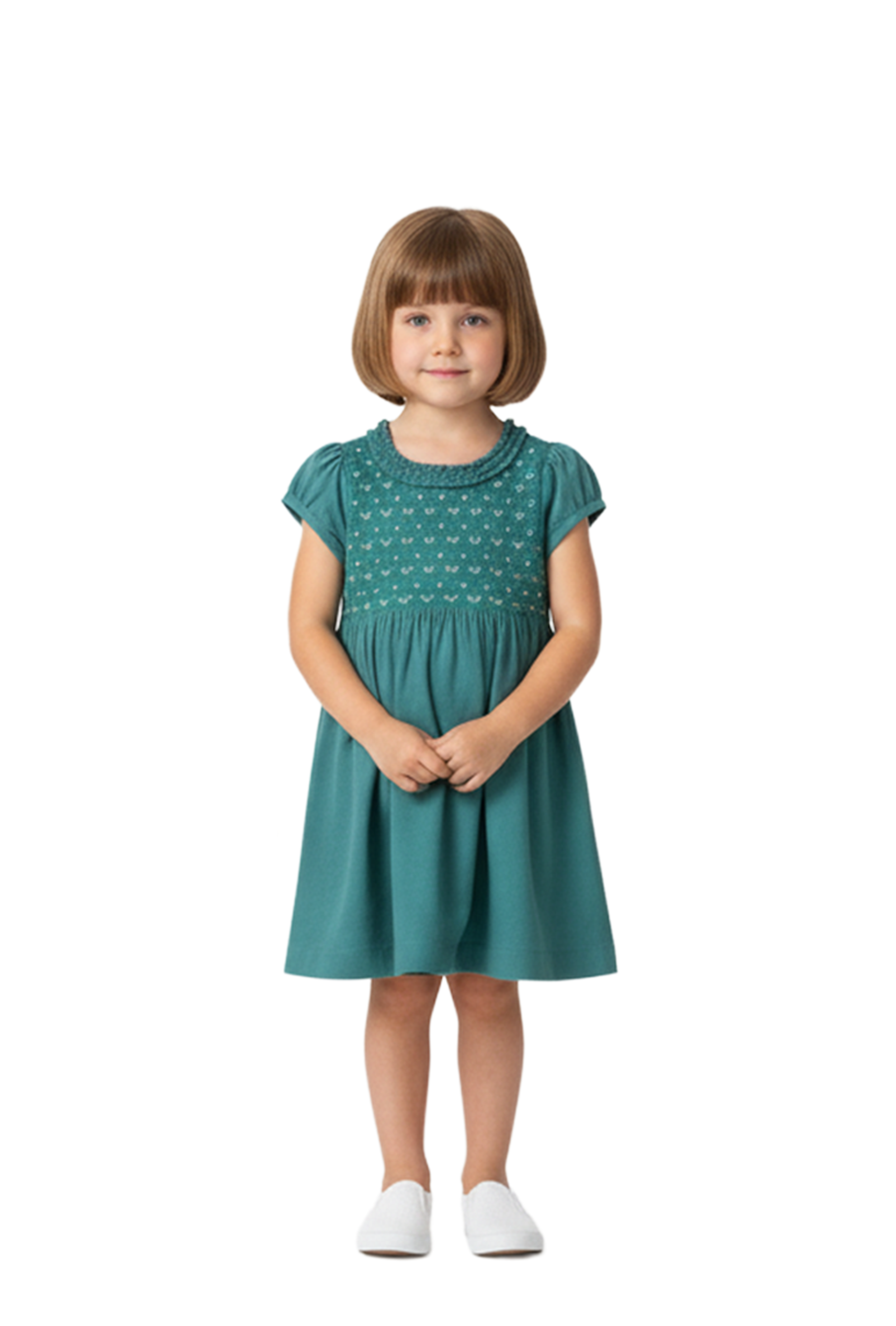 NUBERRY GIRL SMOCKING DRESS