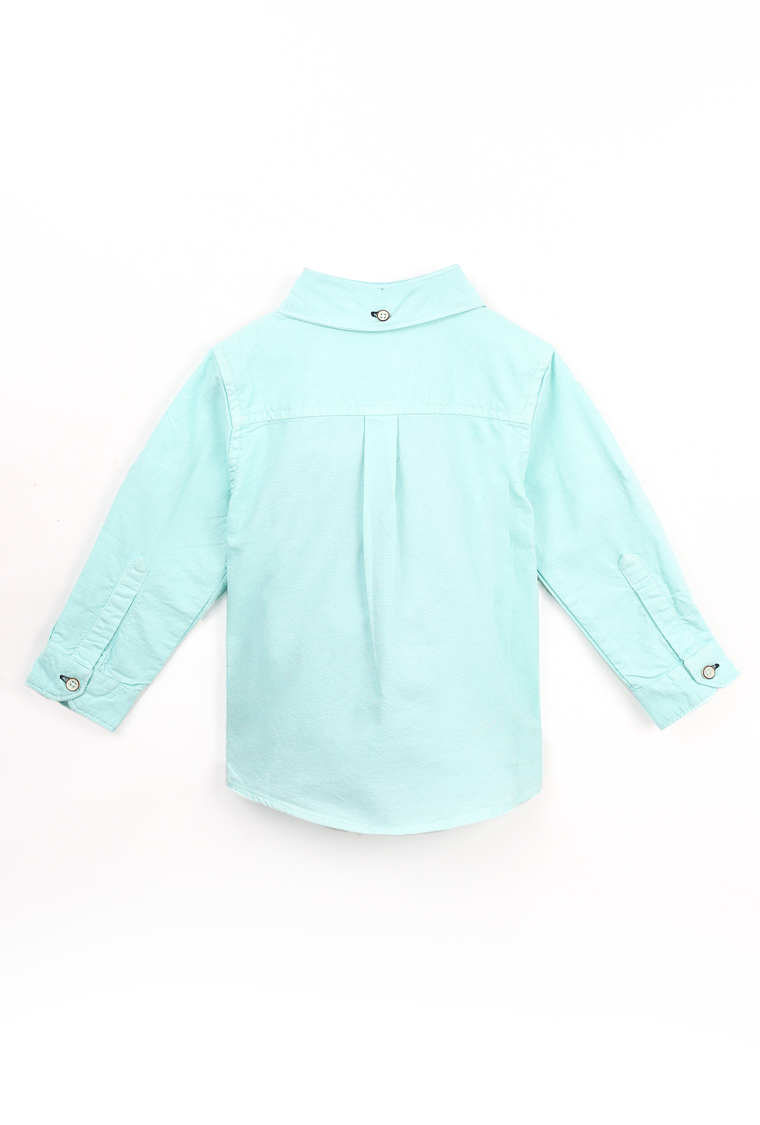 NUBERRY BOY- OXFORD SHIRT-FULL SLEEVE MINT GREEN