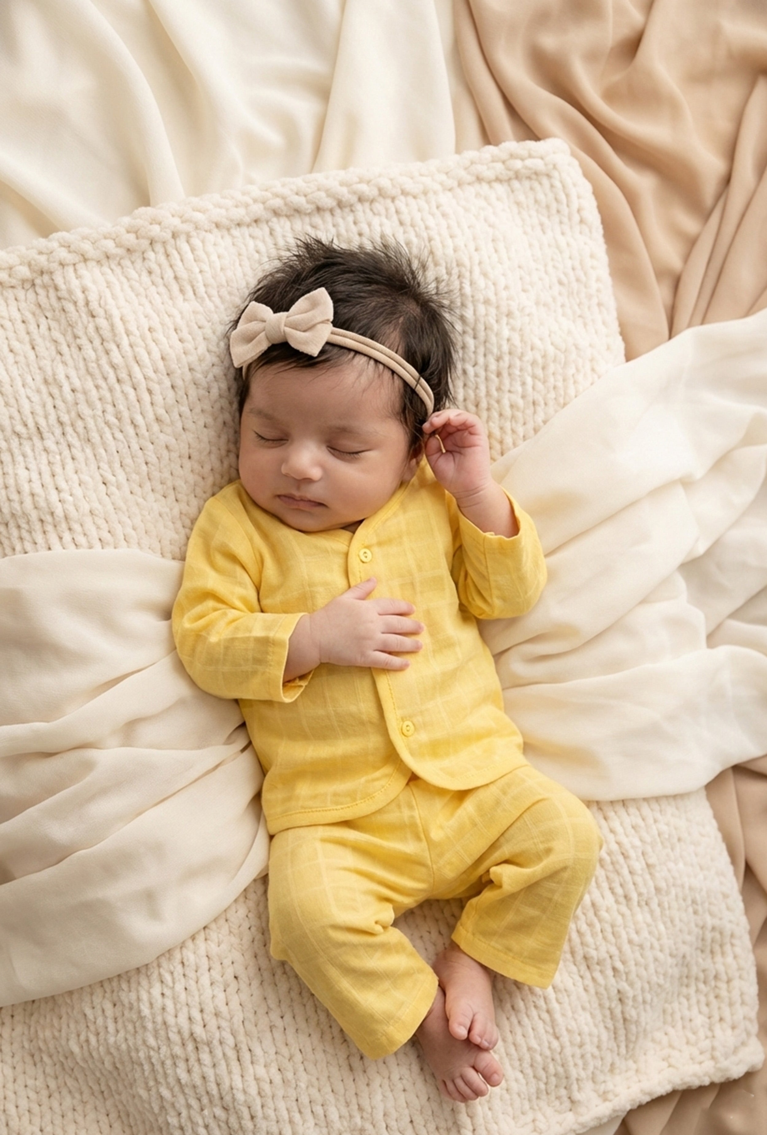 Nuberry Muslin Jabla Full Sleeve and Pants - Neubaby Stores