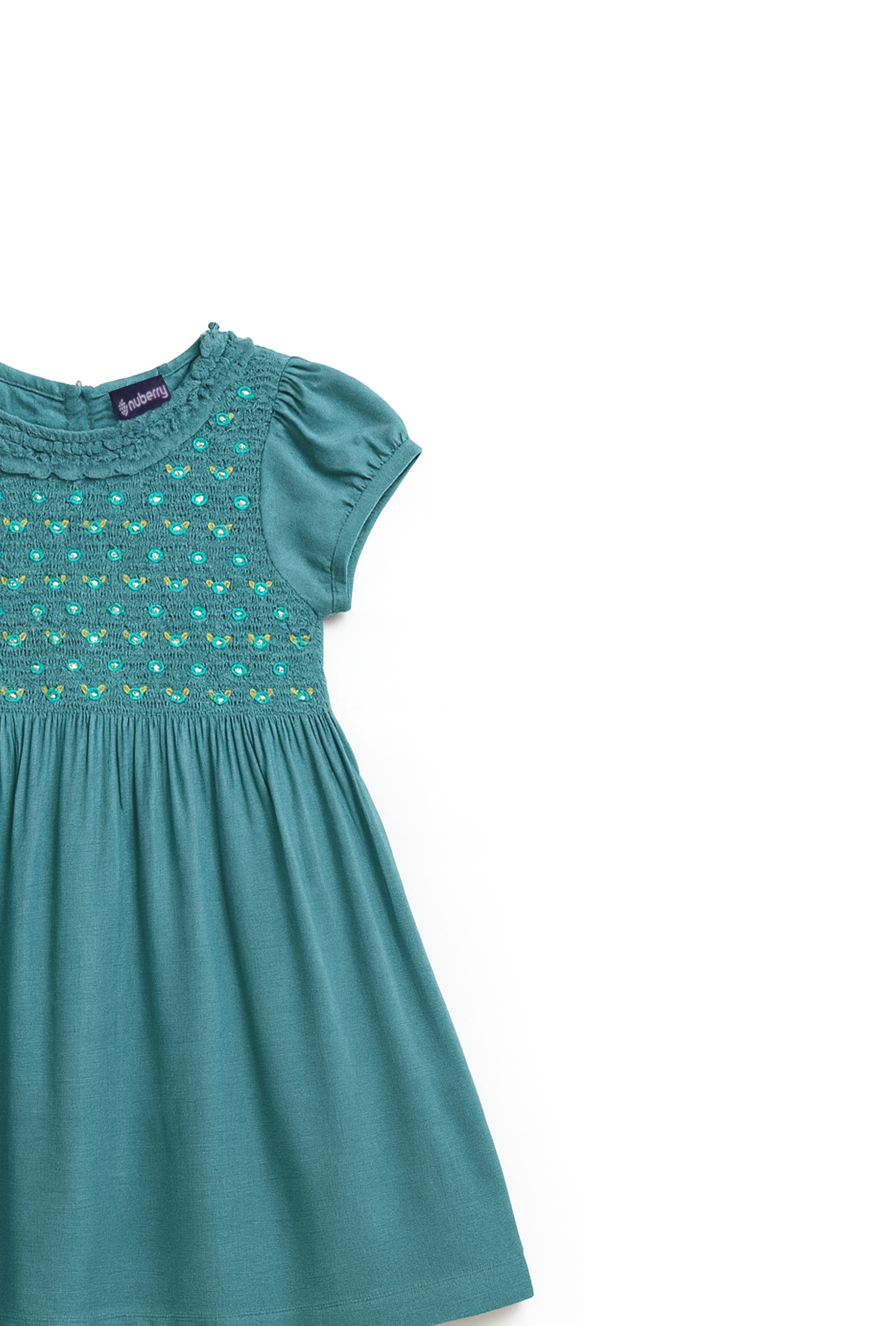 NUBERRY GIRL SMOCKING DRESS