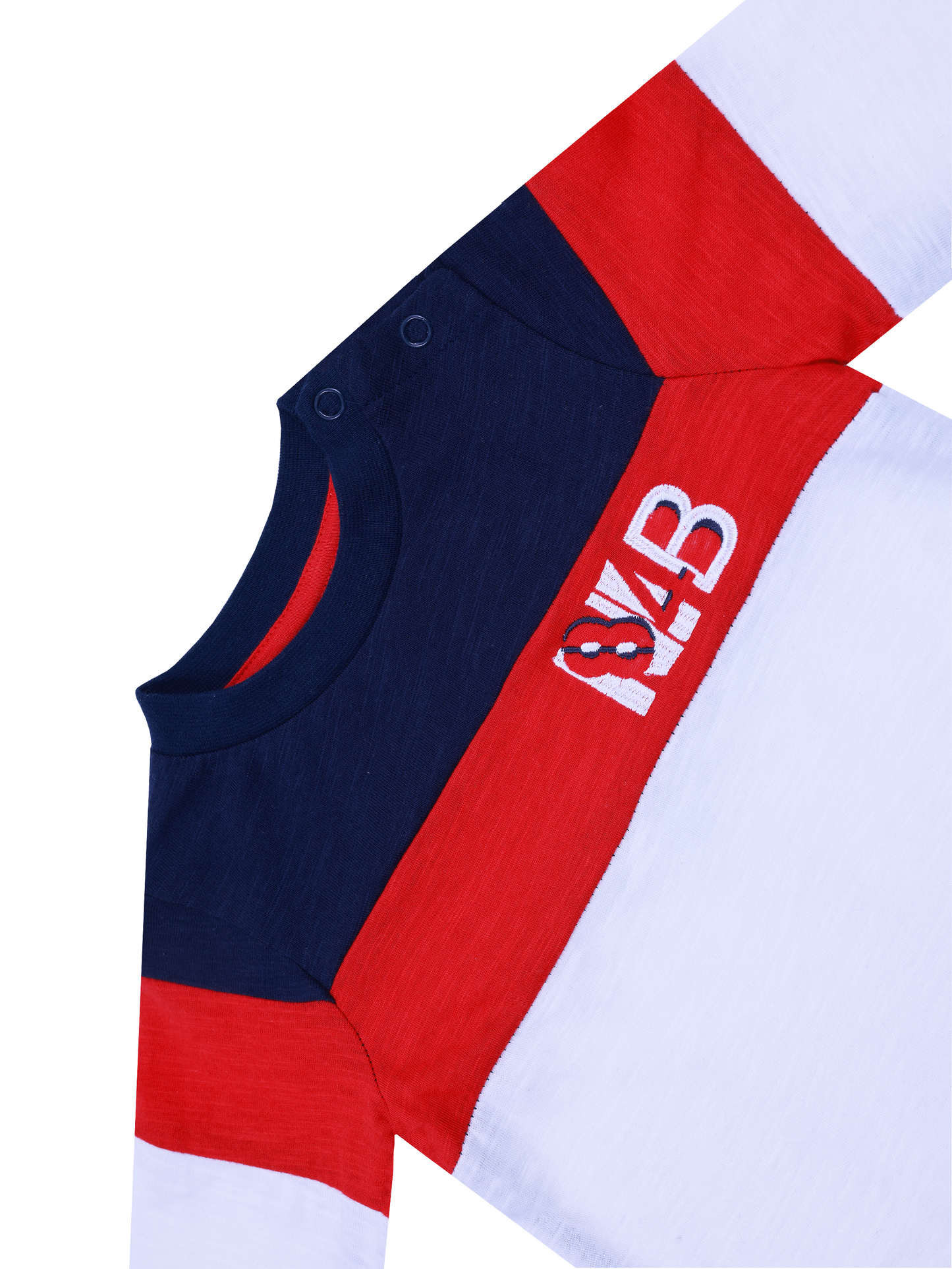 Color Block Full Sleeve T-Shirt for Boys