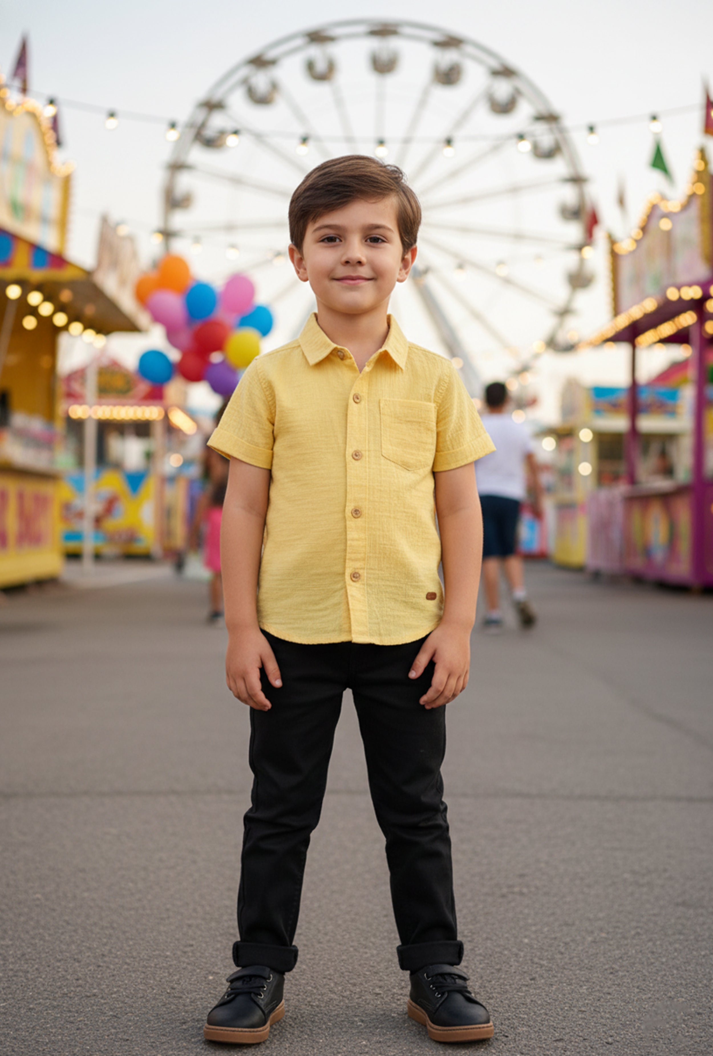 Nuberry Boys Shirt – Half Sleeve