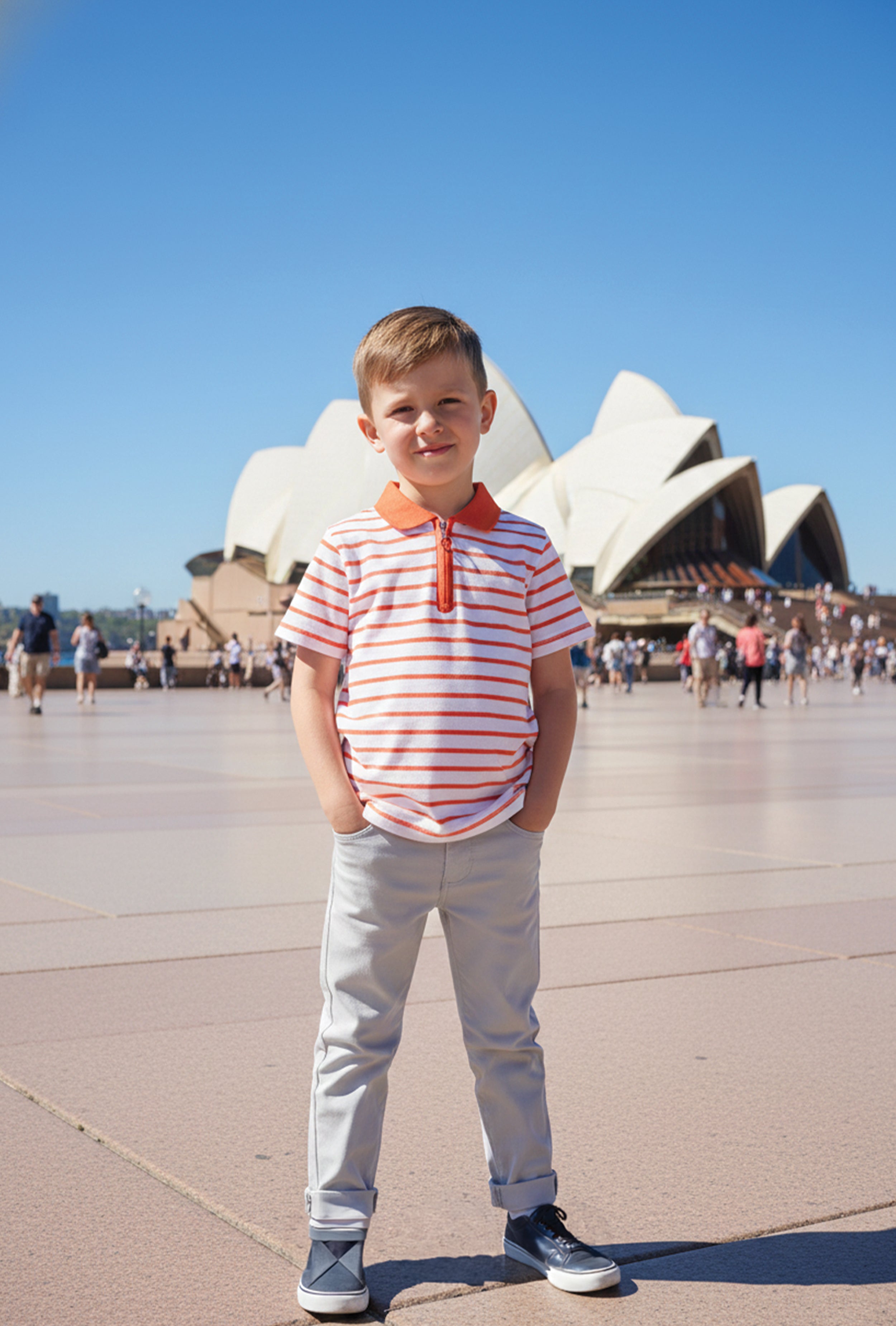 Nuberry Kids Boy Polo T-Shirt – Half Sleeve