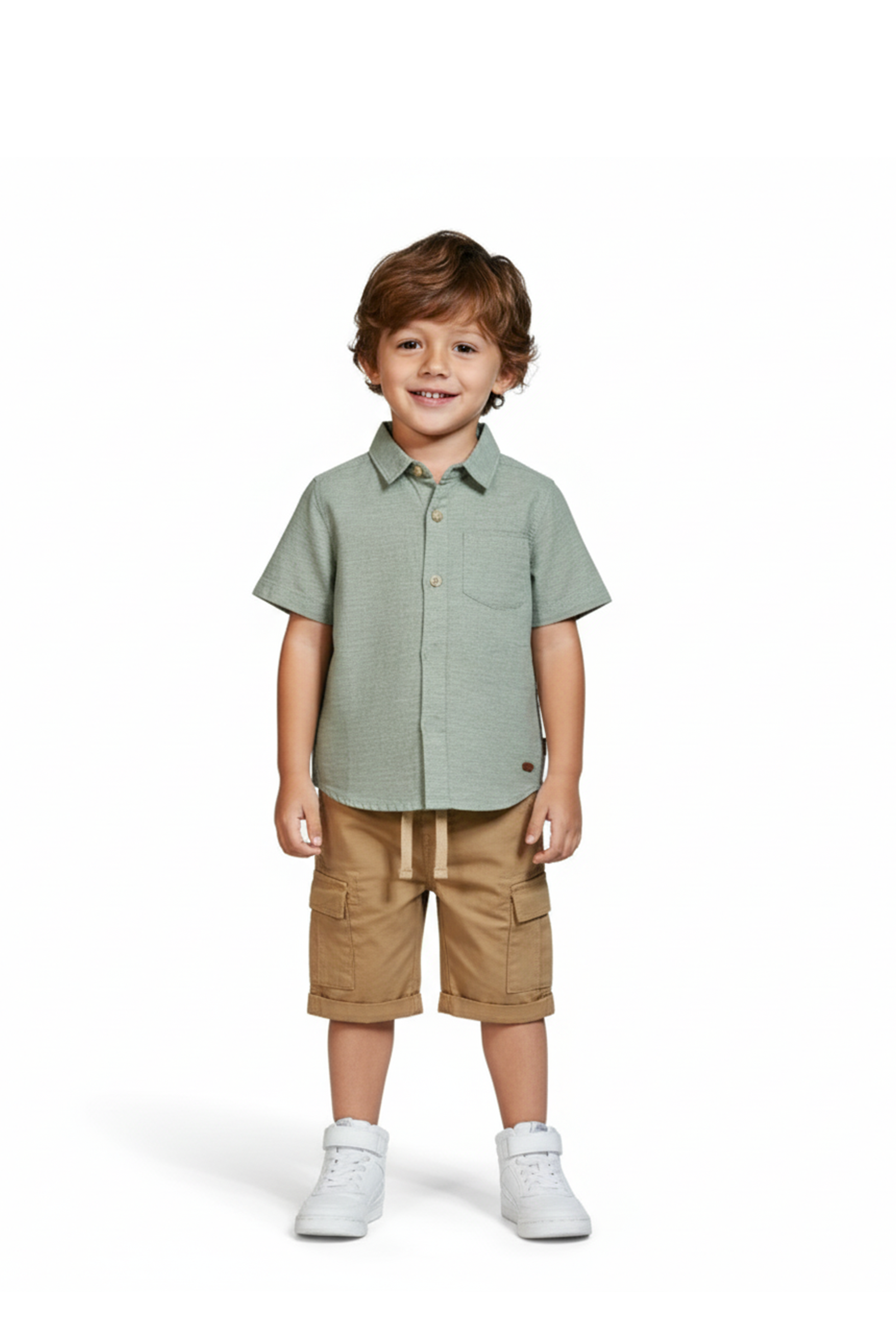 Nuberry Boys Half Sleeve Shirt